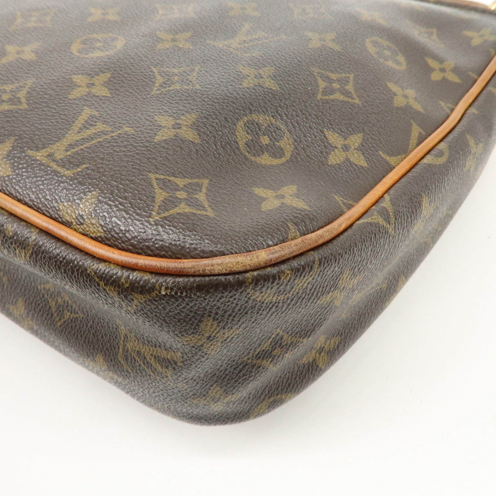 Louis Vuitton Monogram Hudson GM Shoulder Bag Brown M40045 Used