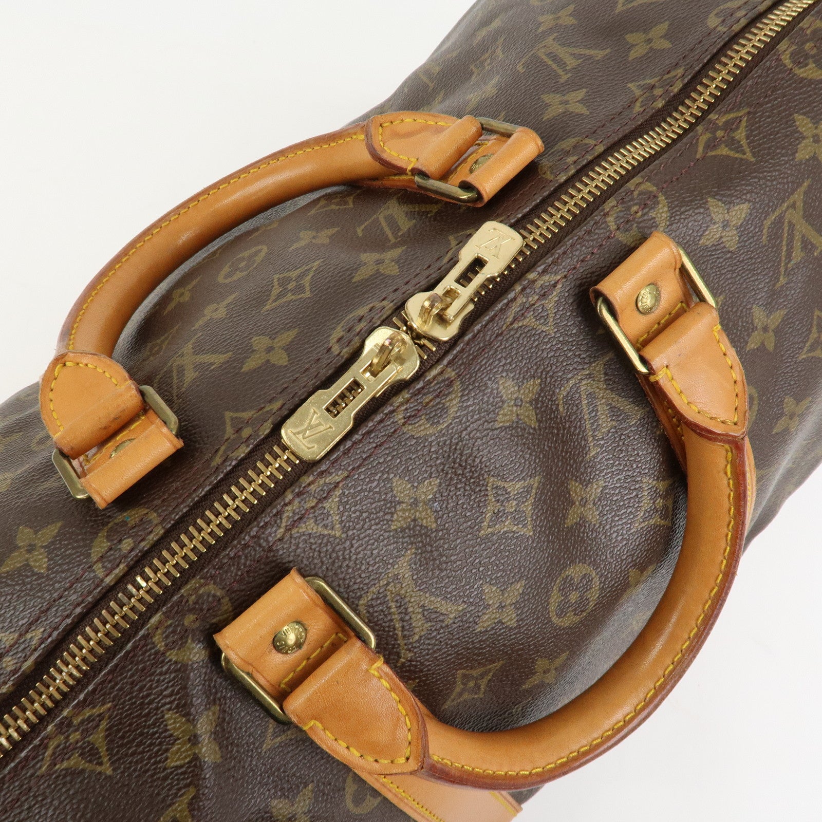 Louis Vuitton Monogram Keep All 50 Bandouliere Boston Bag M41416