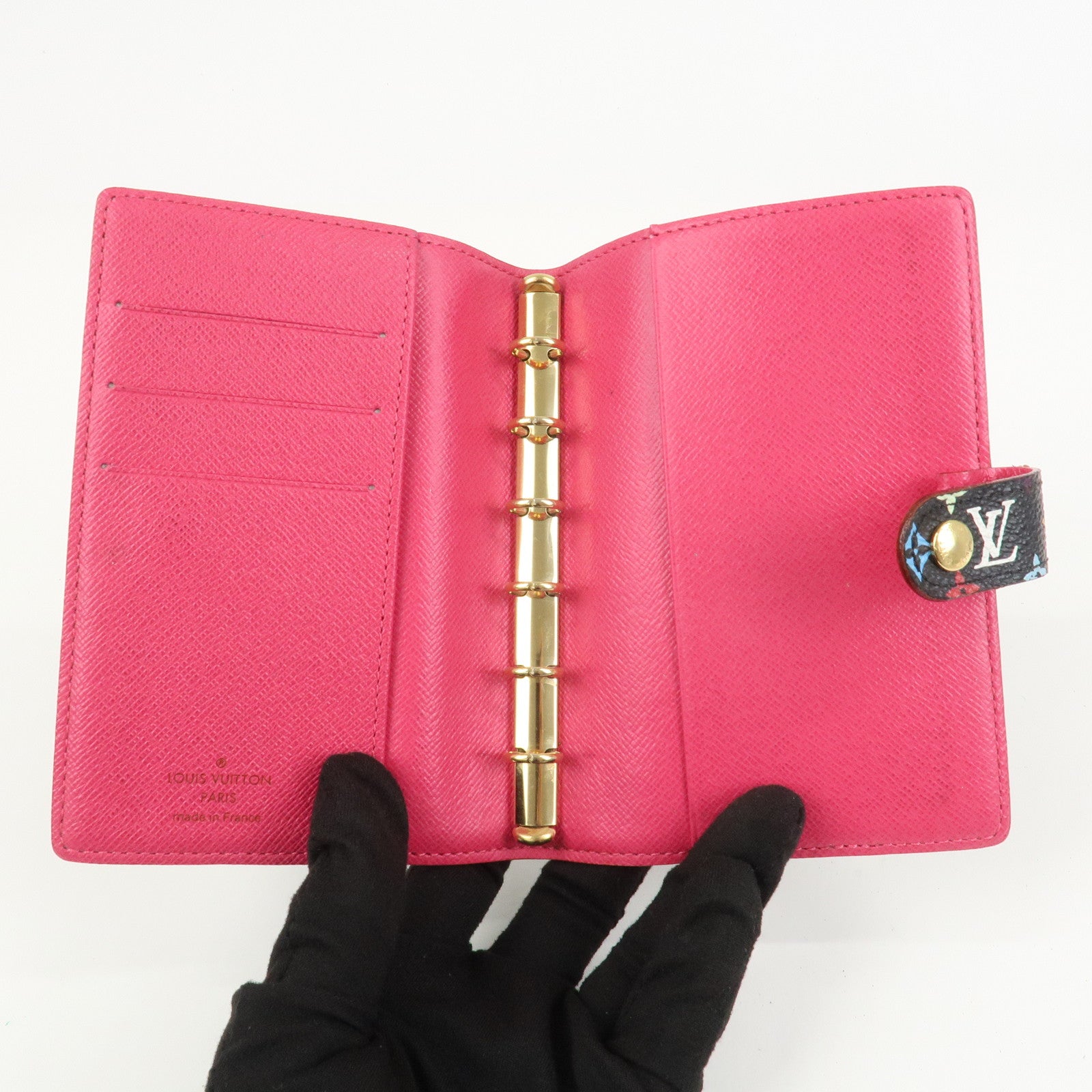 Louis Vuitton Monogram Multicolor Canvas Leather Agenda PM R21076