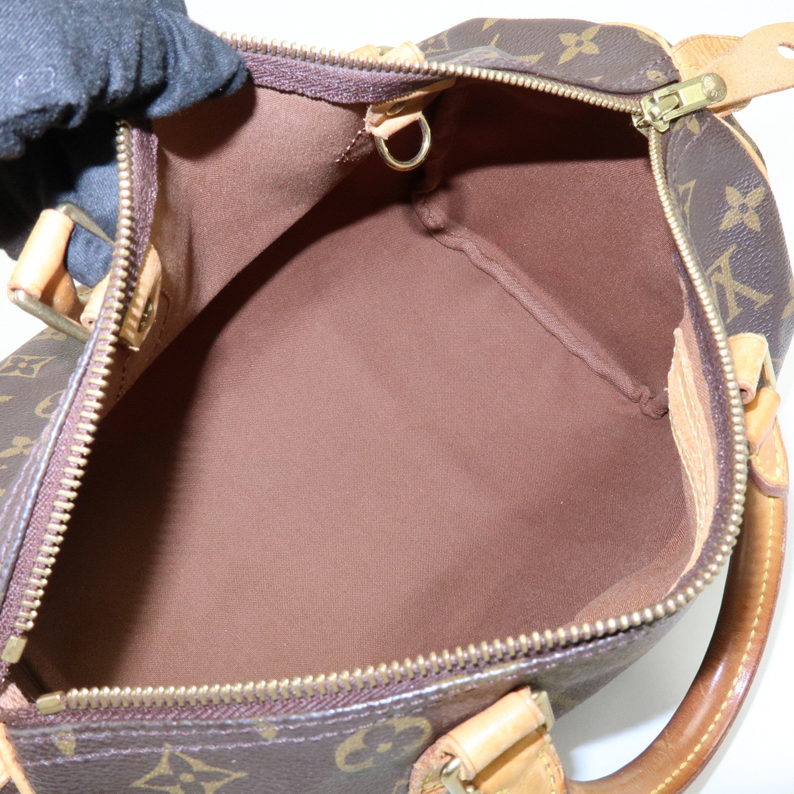 Louis Vuitton Monogram Speedy 30 Boston Bag Hand Bag Brown M41526