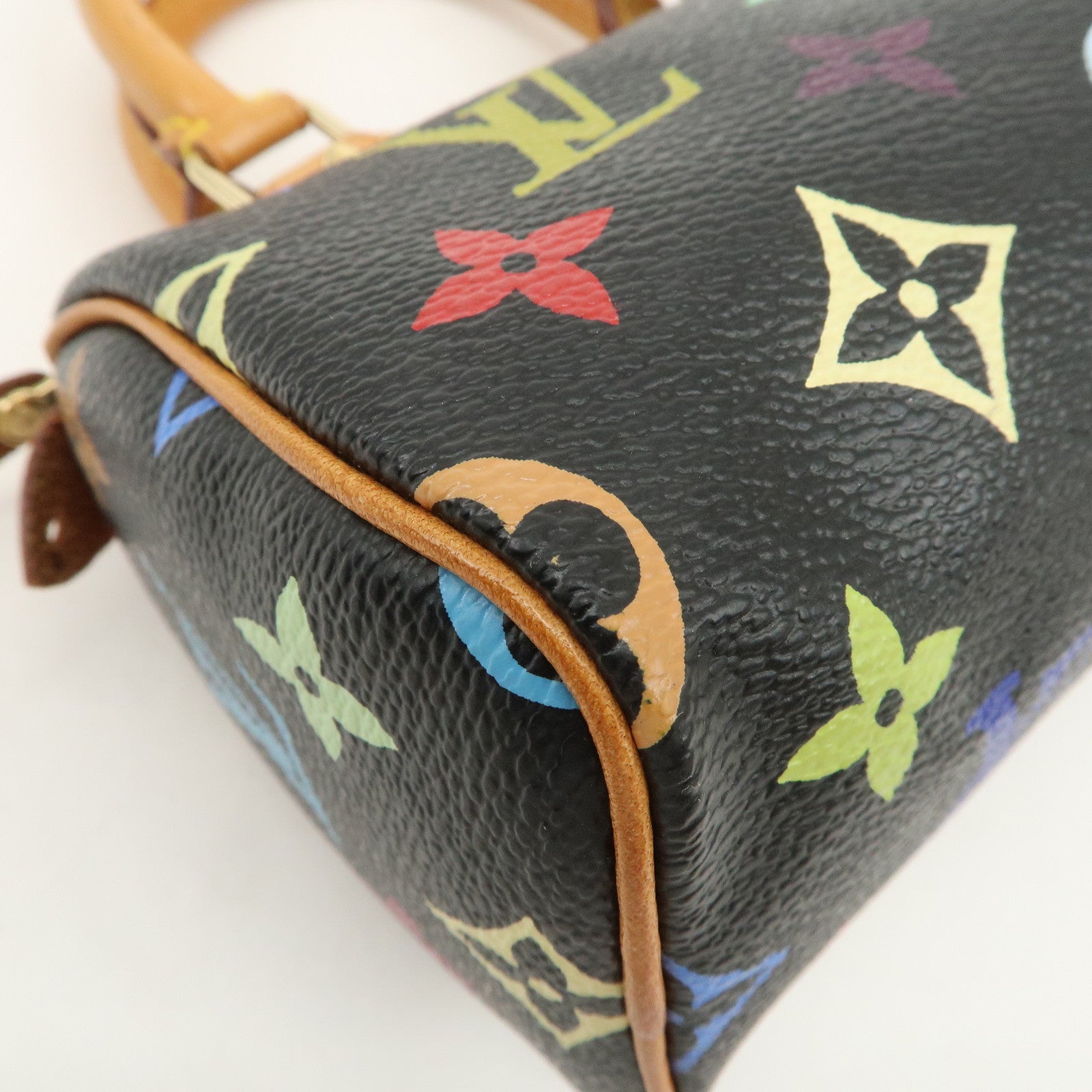 Louis Vuitton Monogram Multicolor Mini Speedy Mini Bag Noir M92644