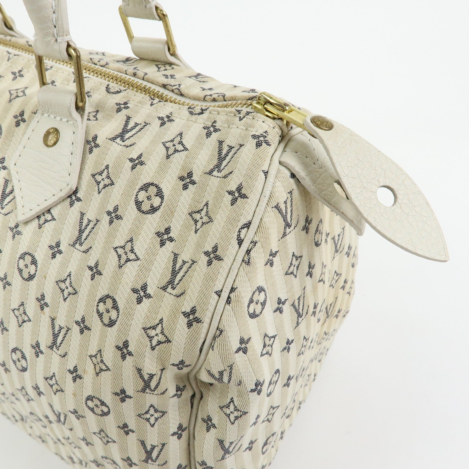 Louis Vuitton Monogram Mini Lin Croisette Speedy 30 Hand Bag M95500