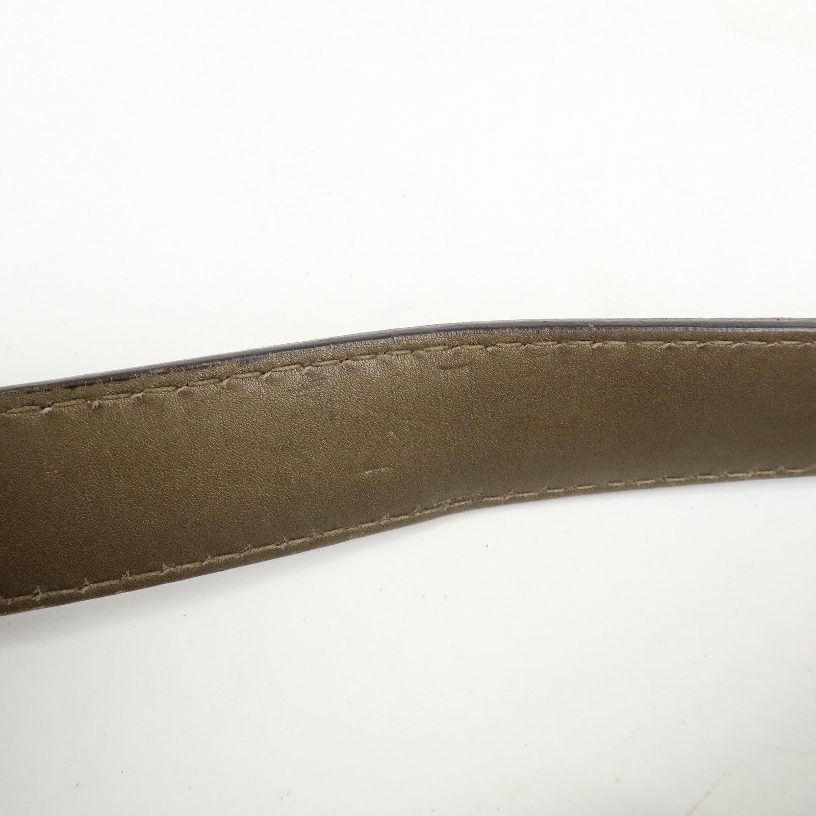 GUCCI Bamboo Heartbit GG Canvas Leather Shoulder Bag Brown 269959