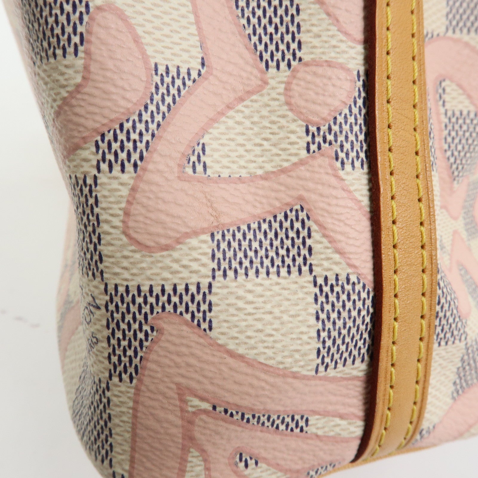 Louis Vuitton Damier Azur Tahiti Nano Noe Shoulder Bag N60052