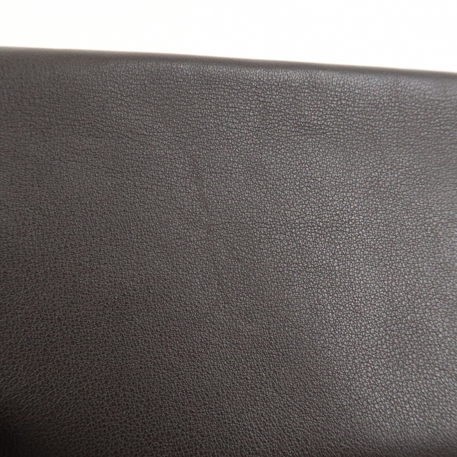 HERMES MC2 Fleming Veau Swift Long Wallet Dark Brown