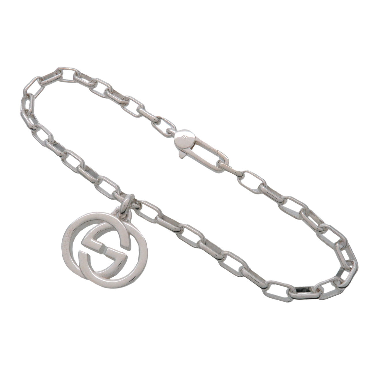 GUCCI Interlocking G Bracelet SV925 Silver 274643