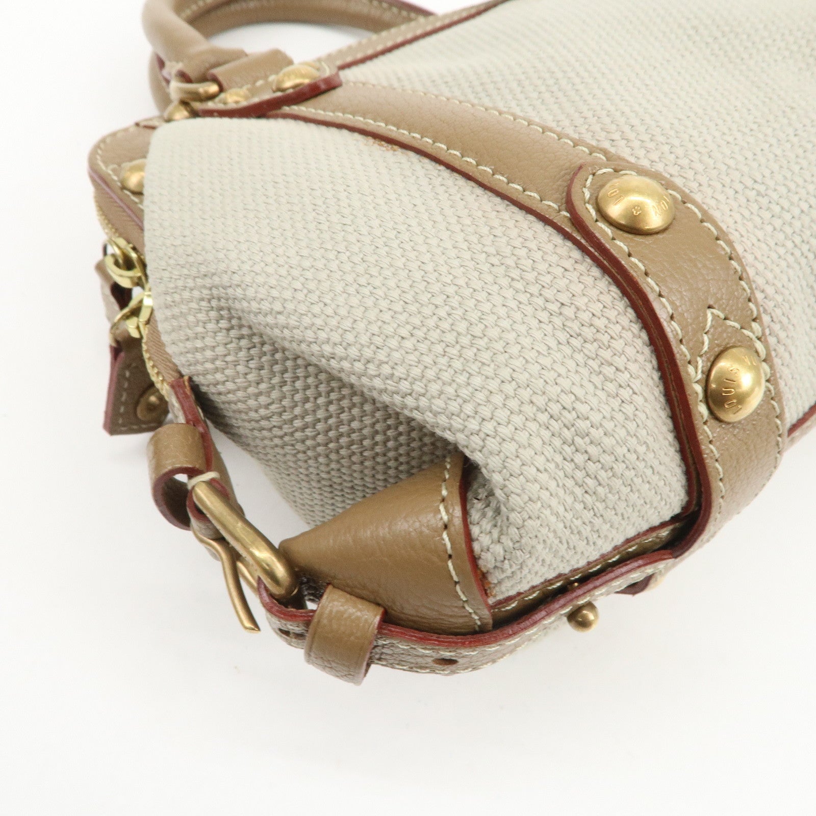 Louis Vuitton Antigua Toile Trianon Sac de Nuit PM Hand Bag M48827