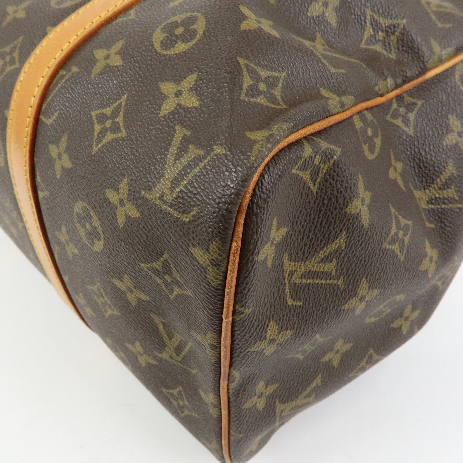 Louis Vuitton Monogram Sac Souple 35 Boston Bag Brown M41626