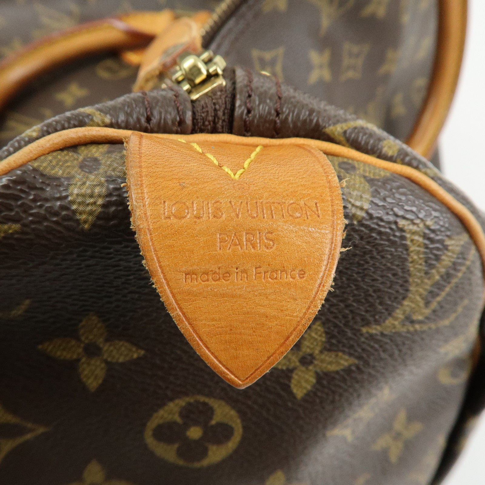 Louis Vuitton Monogram Speedy 40 Hand Bag Boston Bag Brown M41522