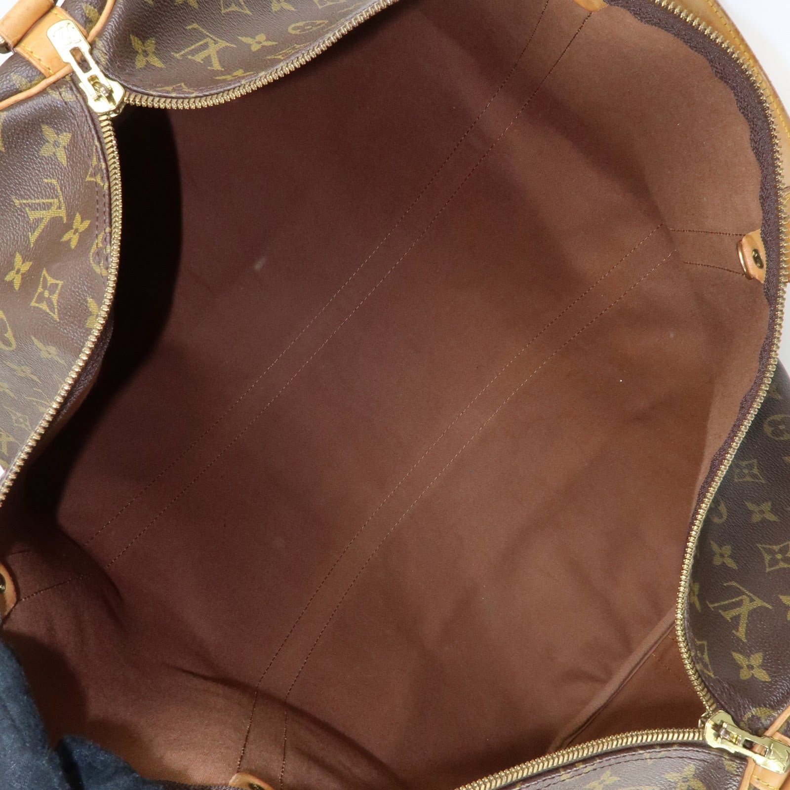 Louis Vuitton Monogram Keep All Bandouliere 55 Boston Bag M41414