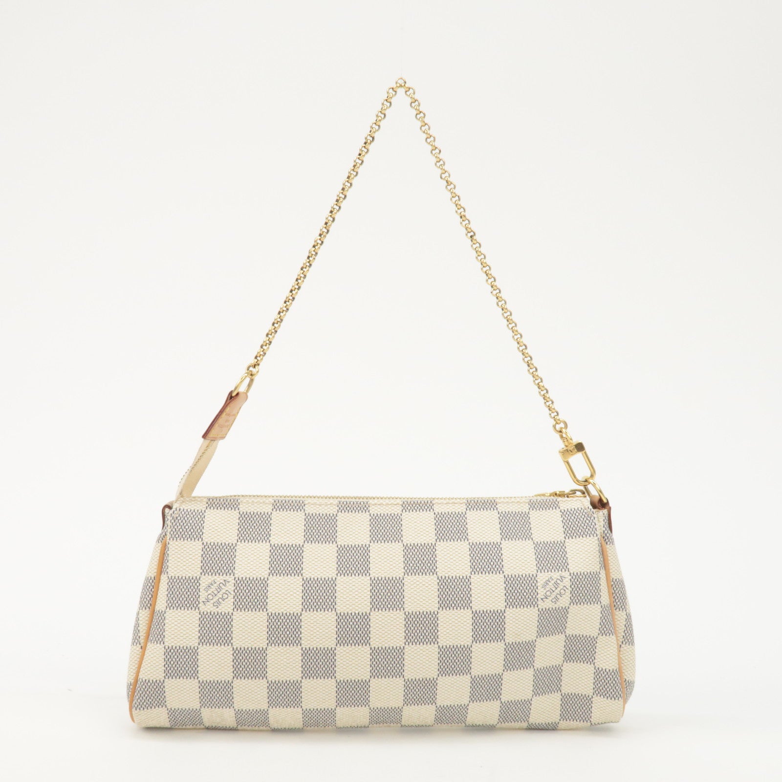 Louis Vuitton Damier Azur Eva 2Way Bag Pouch Shoulder Bag N55214 Used