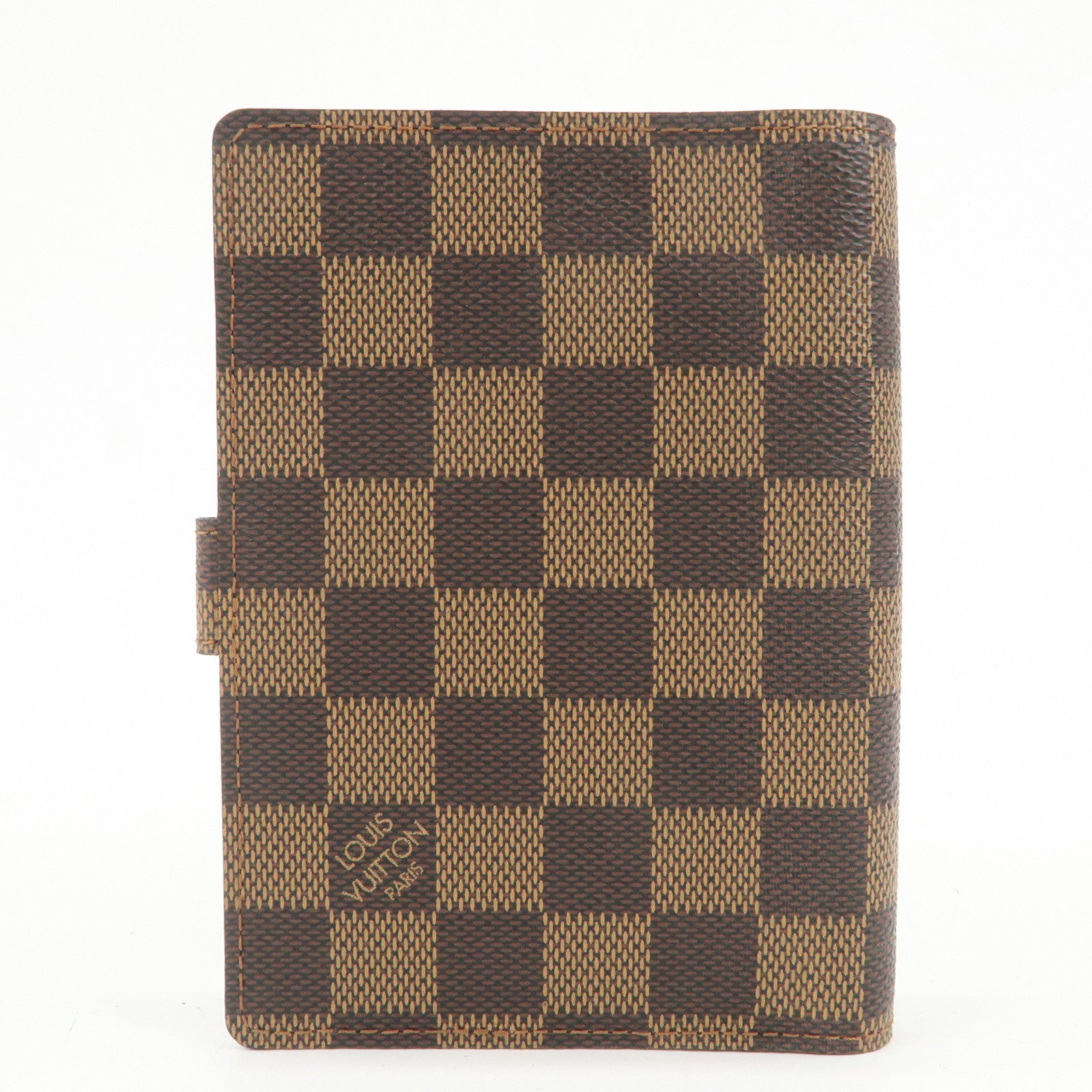Louis Vuitton Damier Agenda PM Planner Cover Damier Ebene R20700