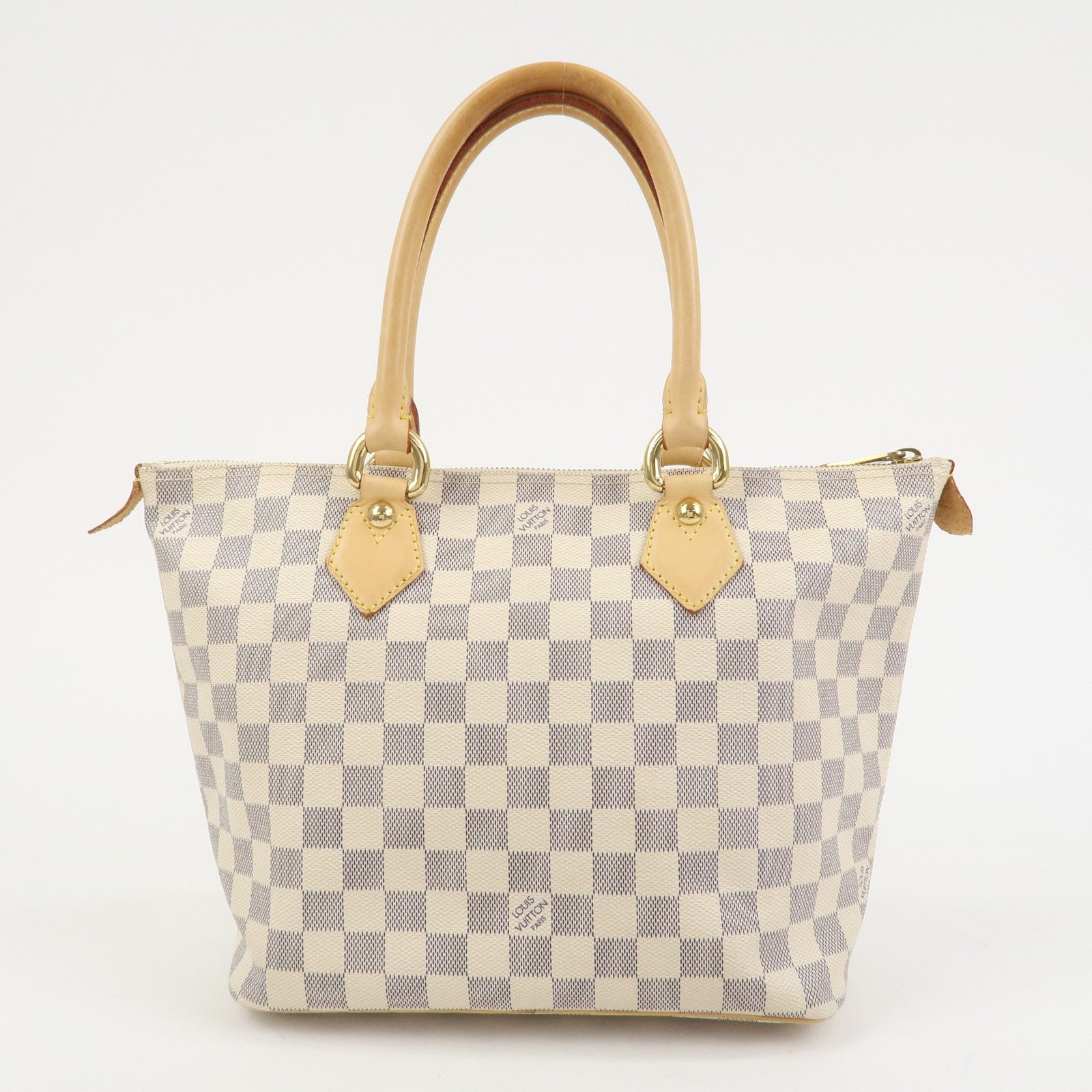 Louis Vuitton Damier Azur Saleya PM Tote Bag Hand Bag N51186