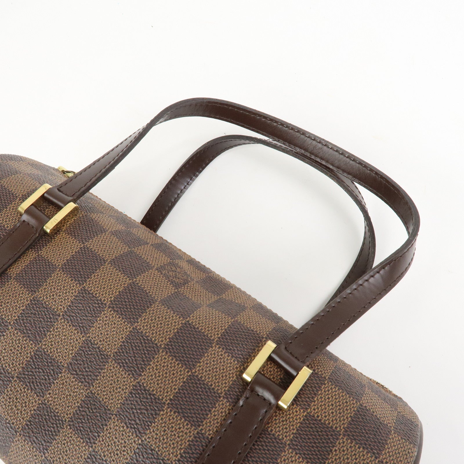 Louis Vuitton Damier Ebene Papillon 26 Hand Bag Brown N51304