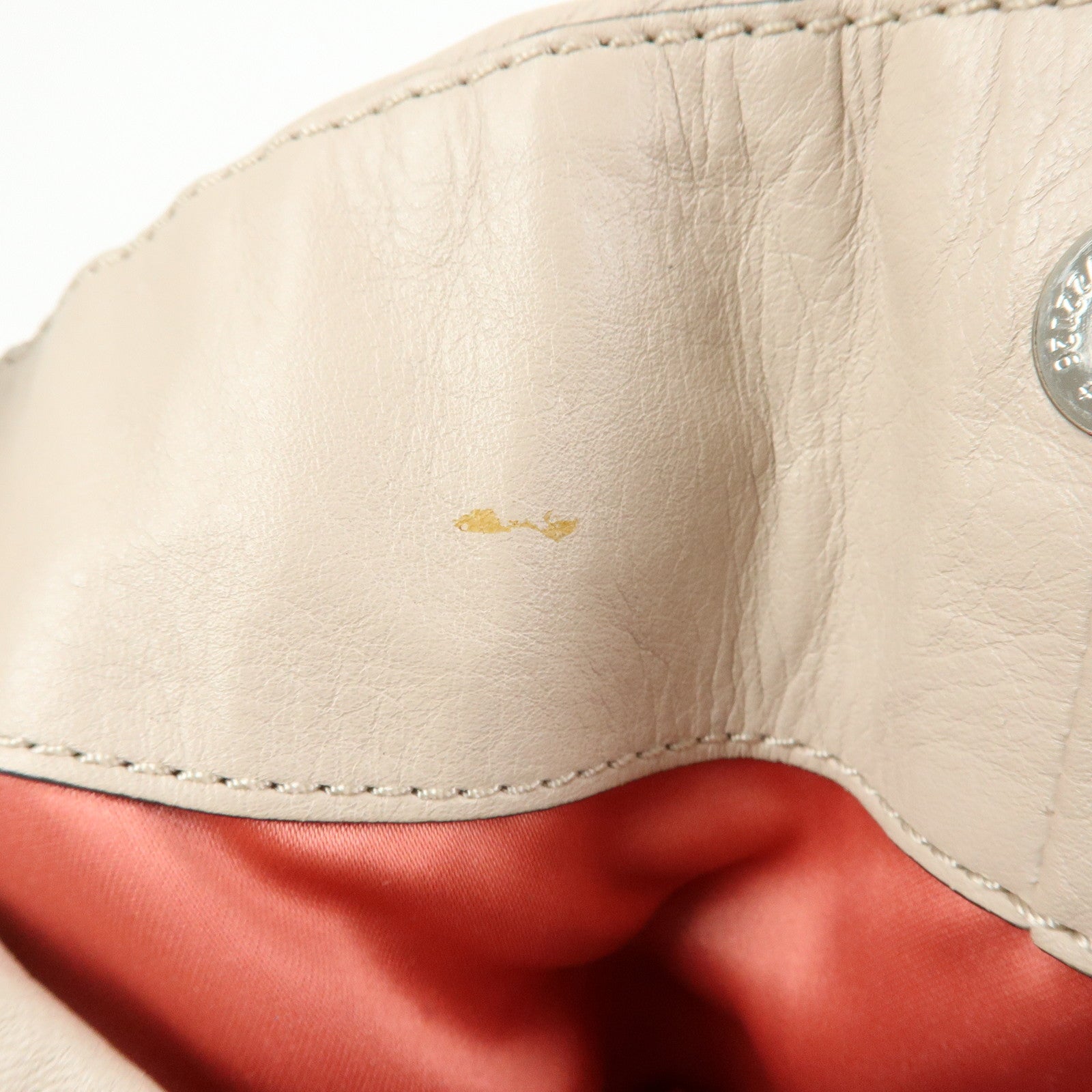 COACH Madison Leather Shoulder Bag Hand Bag Pink Beige