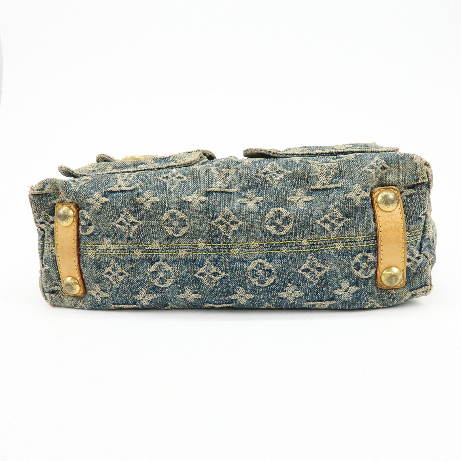 Louis Vuitton Monogram Denim Baggy PM 2Way Bag Shoulder Bag M95049