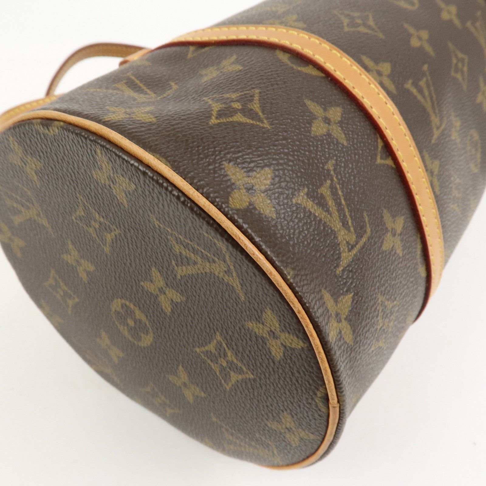Louis Vuitton Monogram Papillon 30 Hand Bag New Style Brown M51385