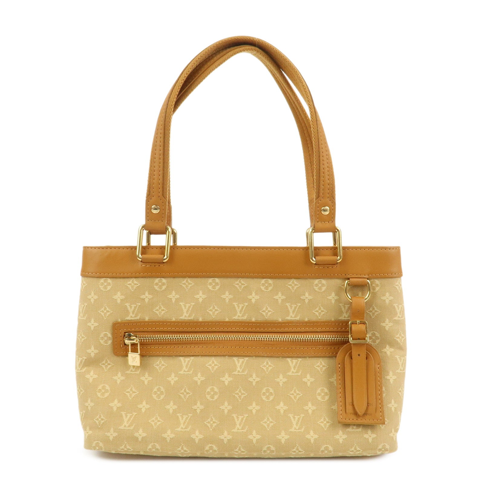 Louis Vuitton Monogram Mini Lucille PM Hand Bag Beige M92684
