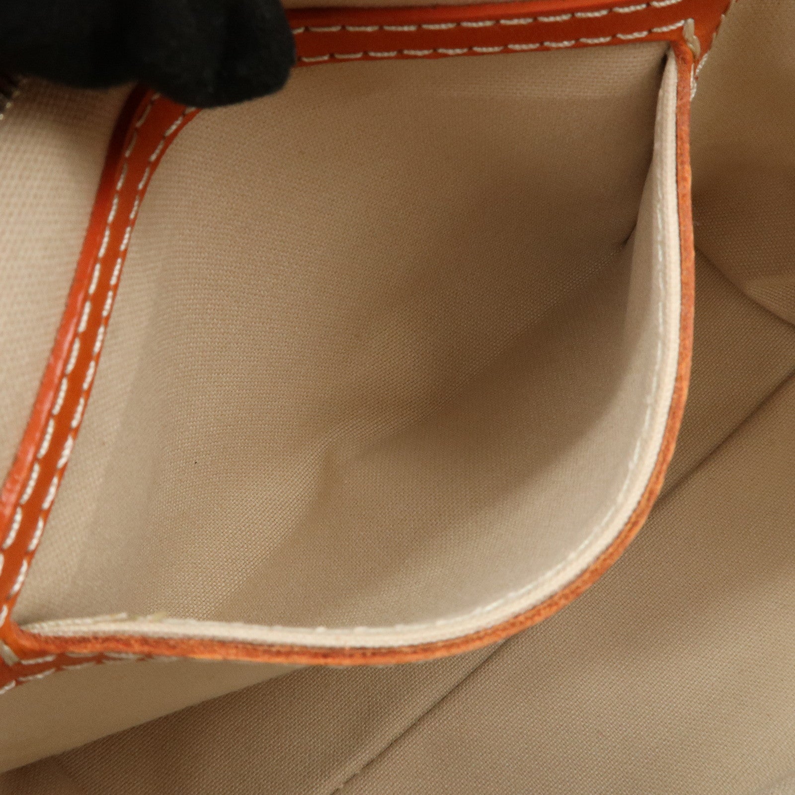 BURBERRY Blue Label Canvas Leather Shoulder Bag Ivory Brown