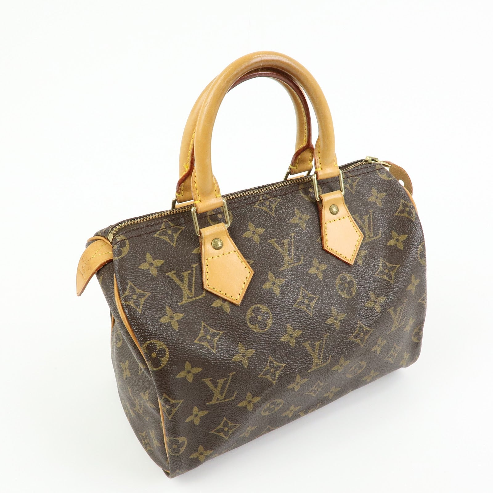 Louis Vuitton Monogram Speedy 25 Boston Bag Hand Bag Brown M41528