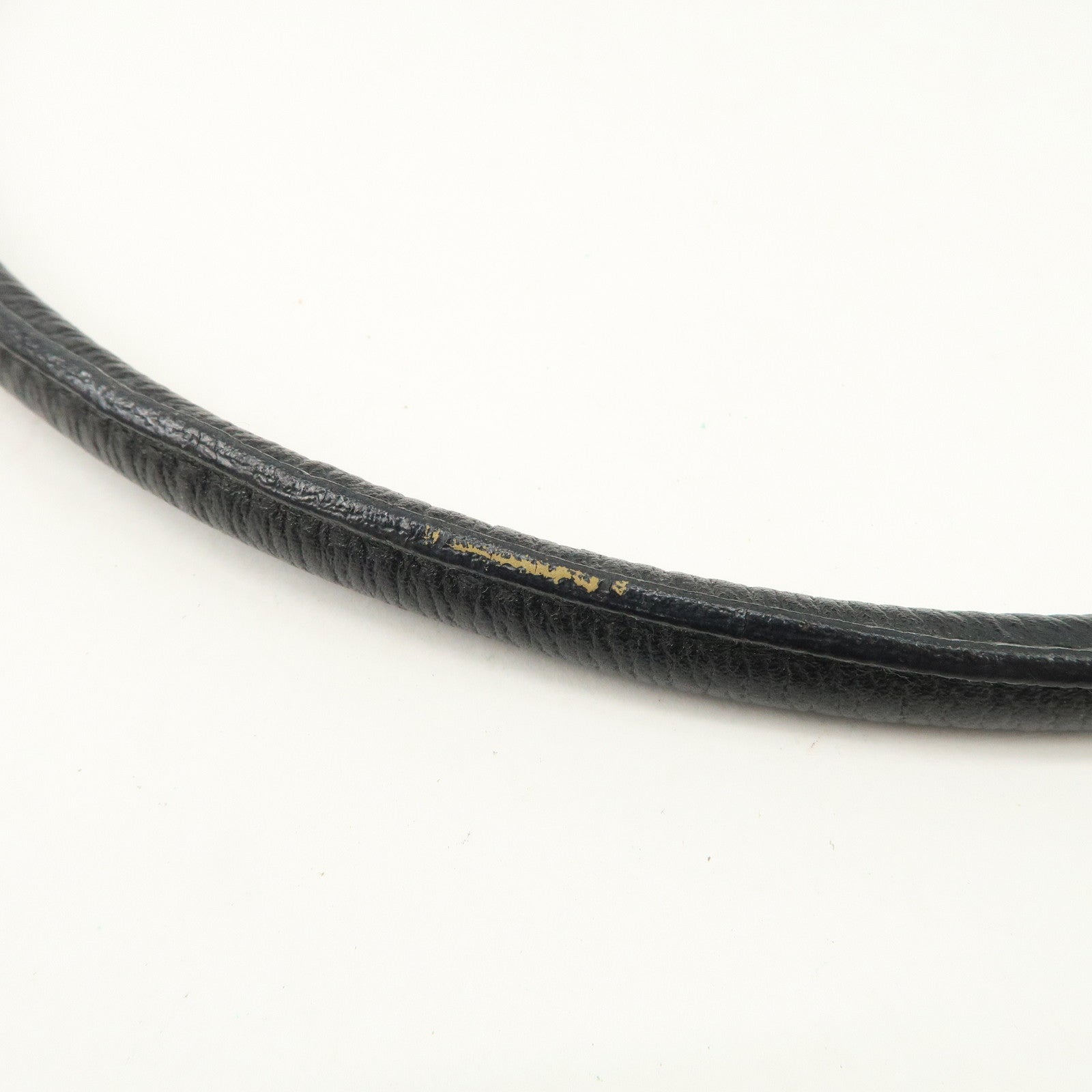 GUCCI Abbey GG Canvas Leather One Shoulder Bag Black Gold Hardware 130939 Used