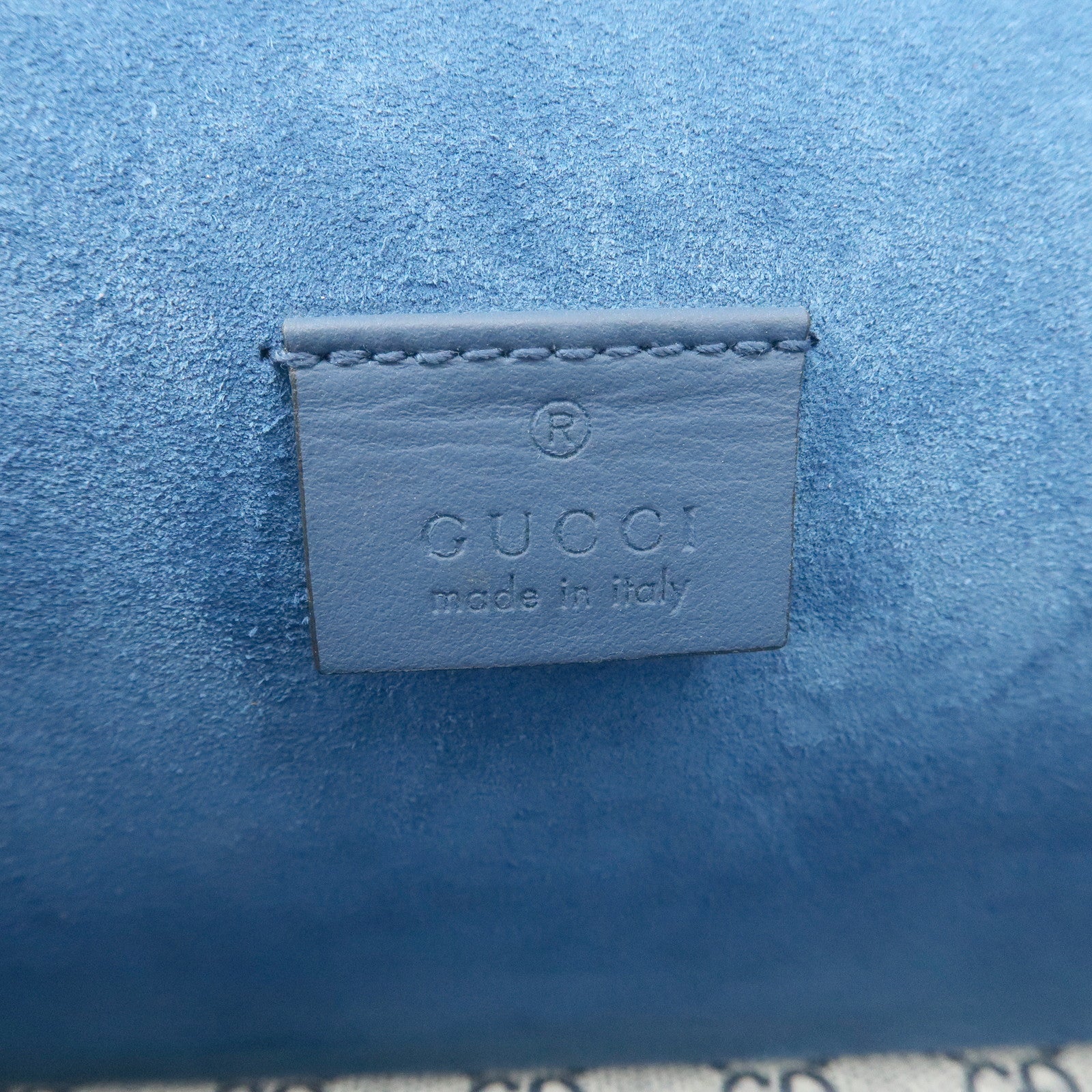 GUCCI Dionysus GG Supreme Medium Suede Chain Shoulder Bag 400249