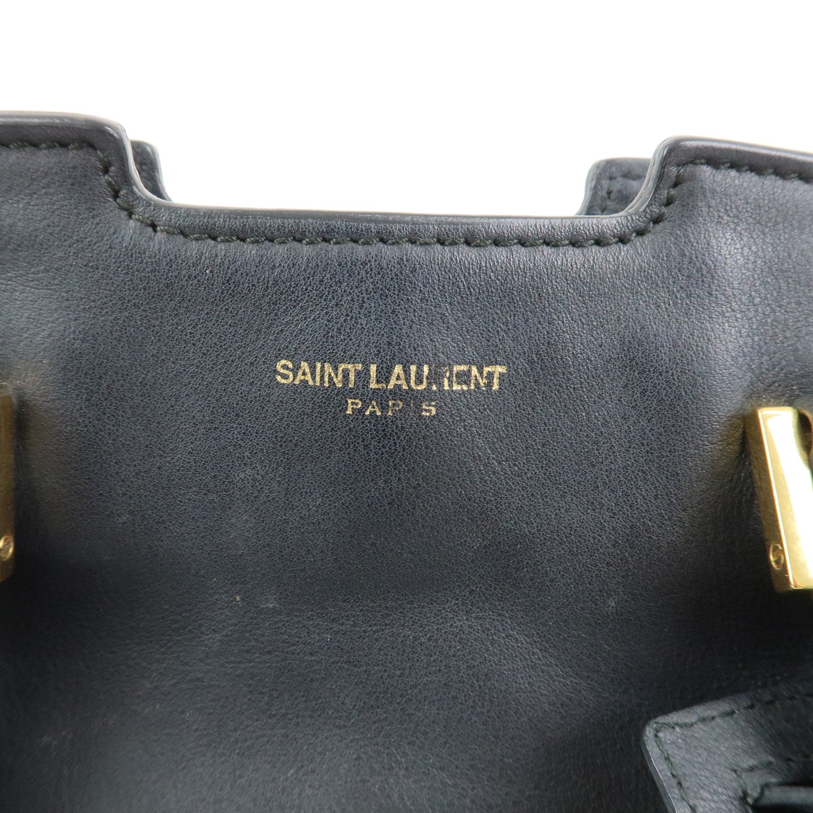 SAINT LAURENT PARIS Petit Cabas Y-Line 2Way Bag Hand Bag 311210