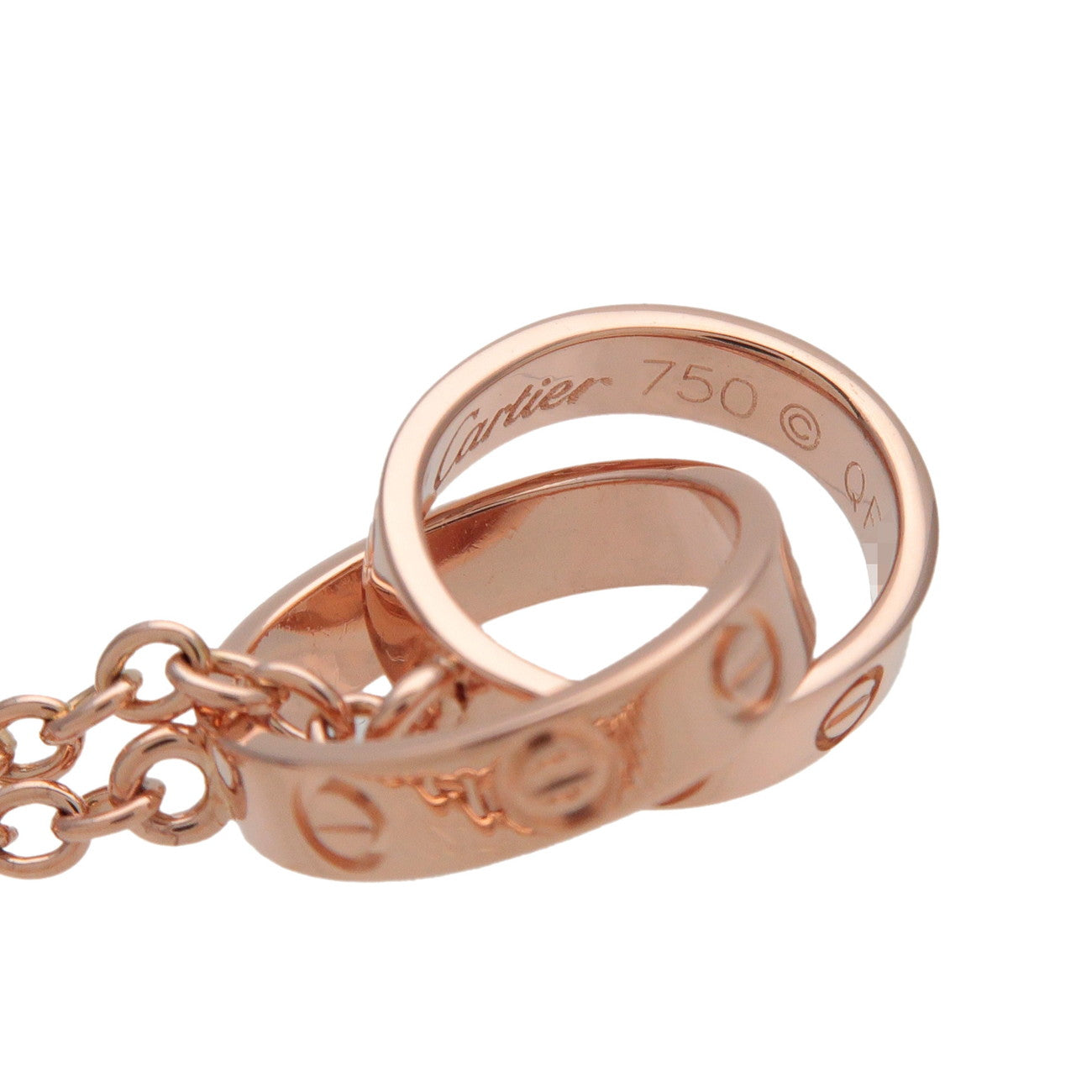 Cartier Baby Love Necklace K18 750PG Rose Gold B7212300