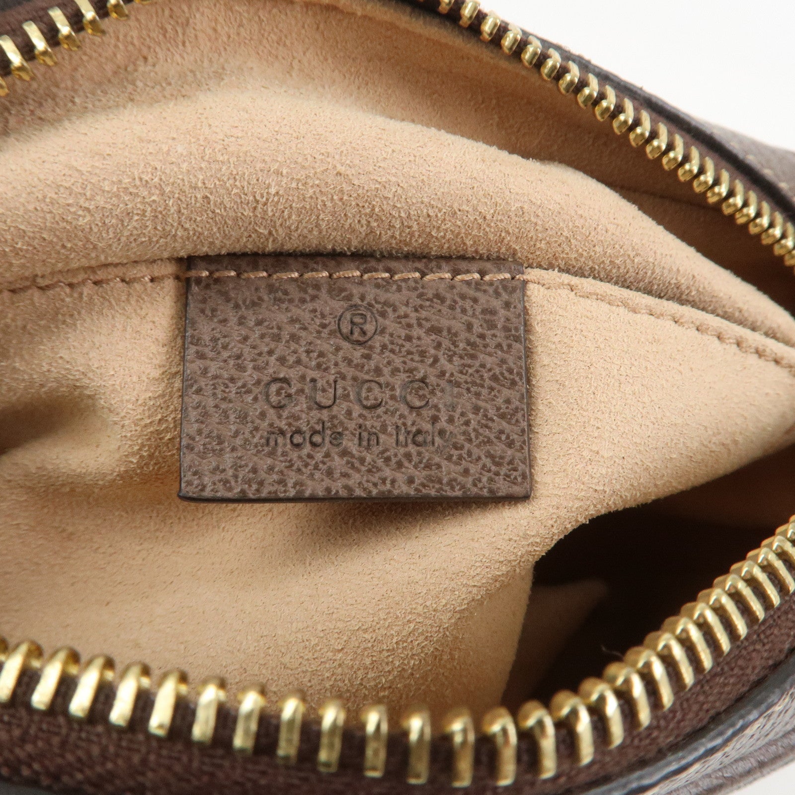 GUCCI Ophidia Sherry GG Supreme PVC Shoulder Bag Beige