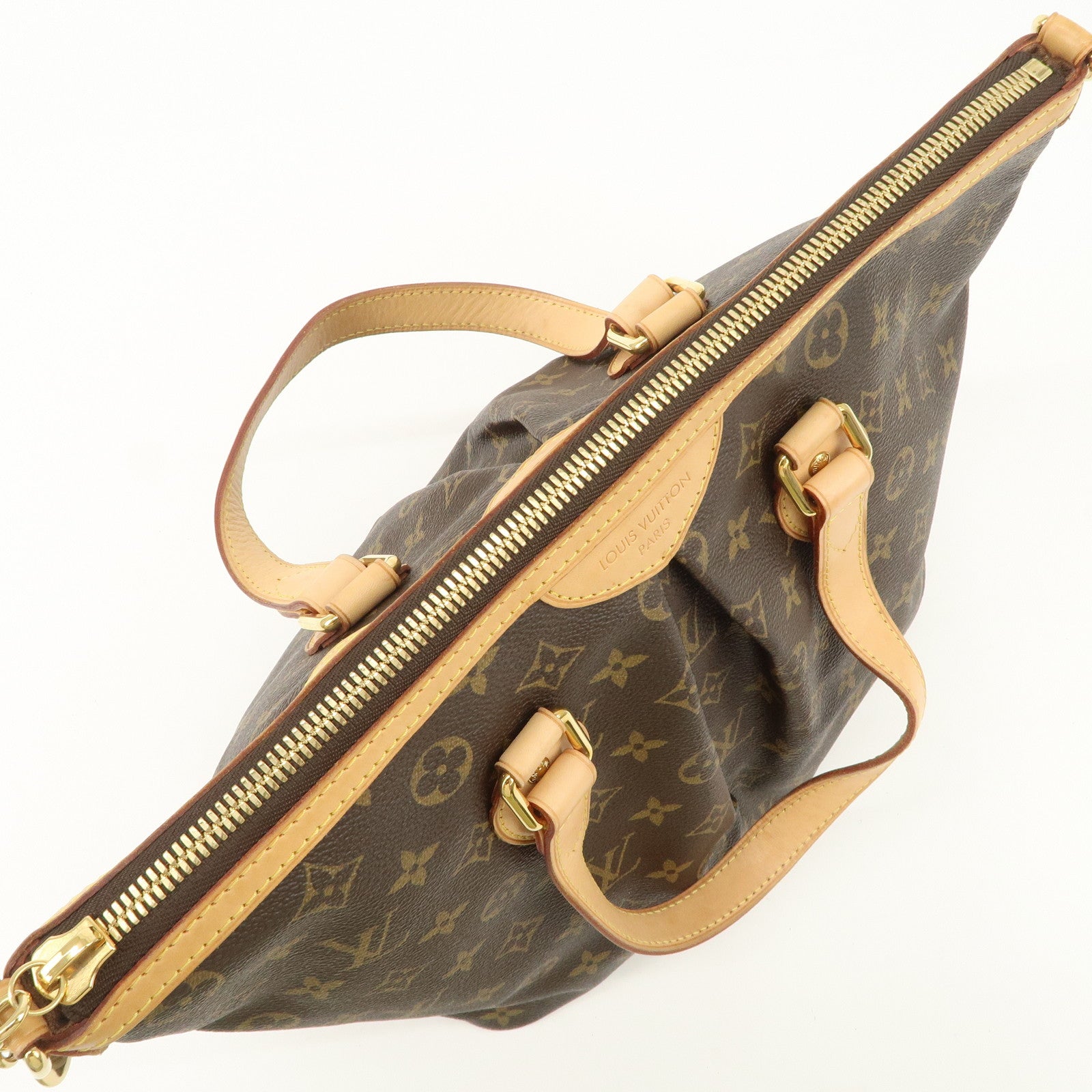 Louis Vuitton Monogram Palermo PM 2Way Hand Bag Brown M40145
