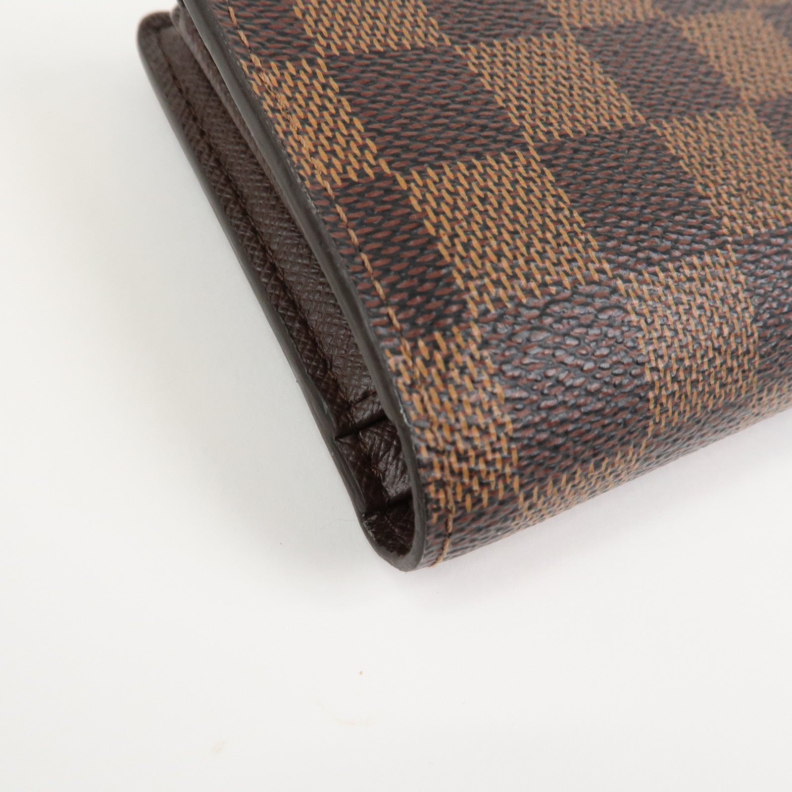Louis Vuitton Damier Portefeuille Viennois Canvas Bi-fold Wallet Brown N61674