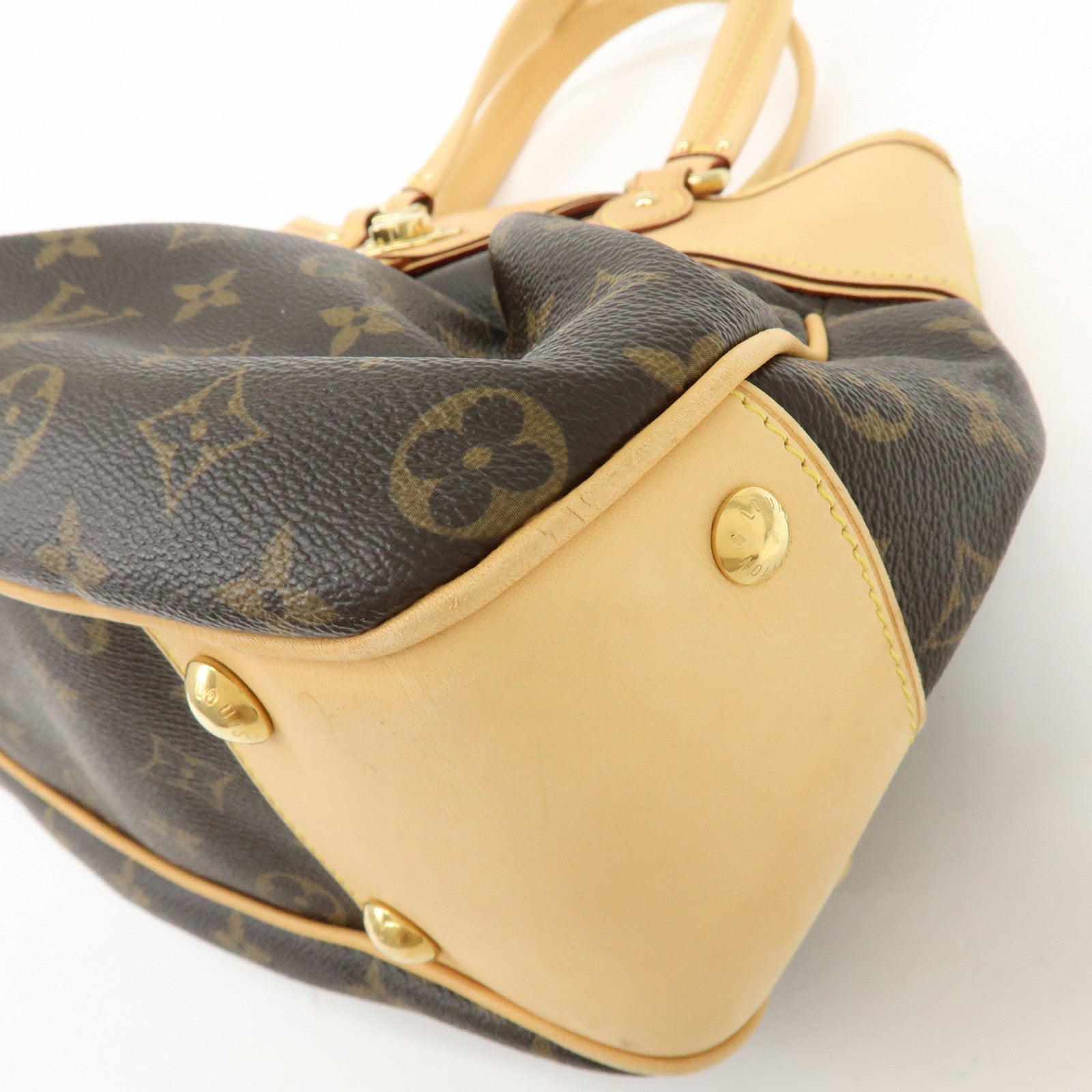 Louis Vuitton Monogram Boetie PM Hand Bag Brown M45715