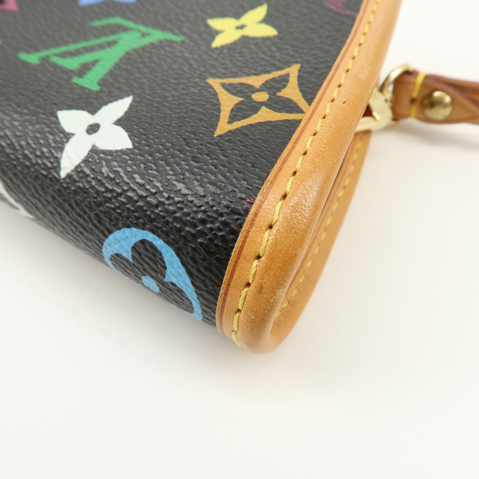 Louis Vuitton Monogram Multicolor Shirley Shoulder Bag Hand Bag M40050 Used