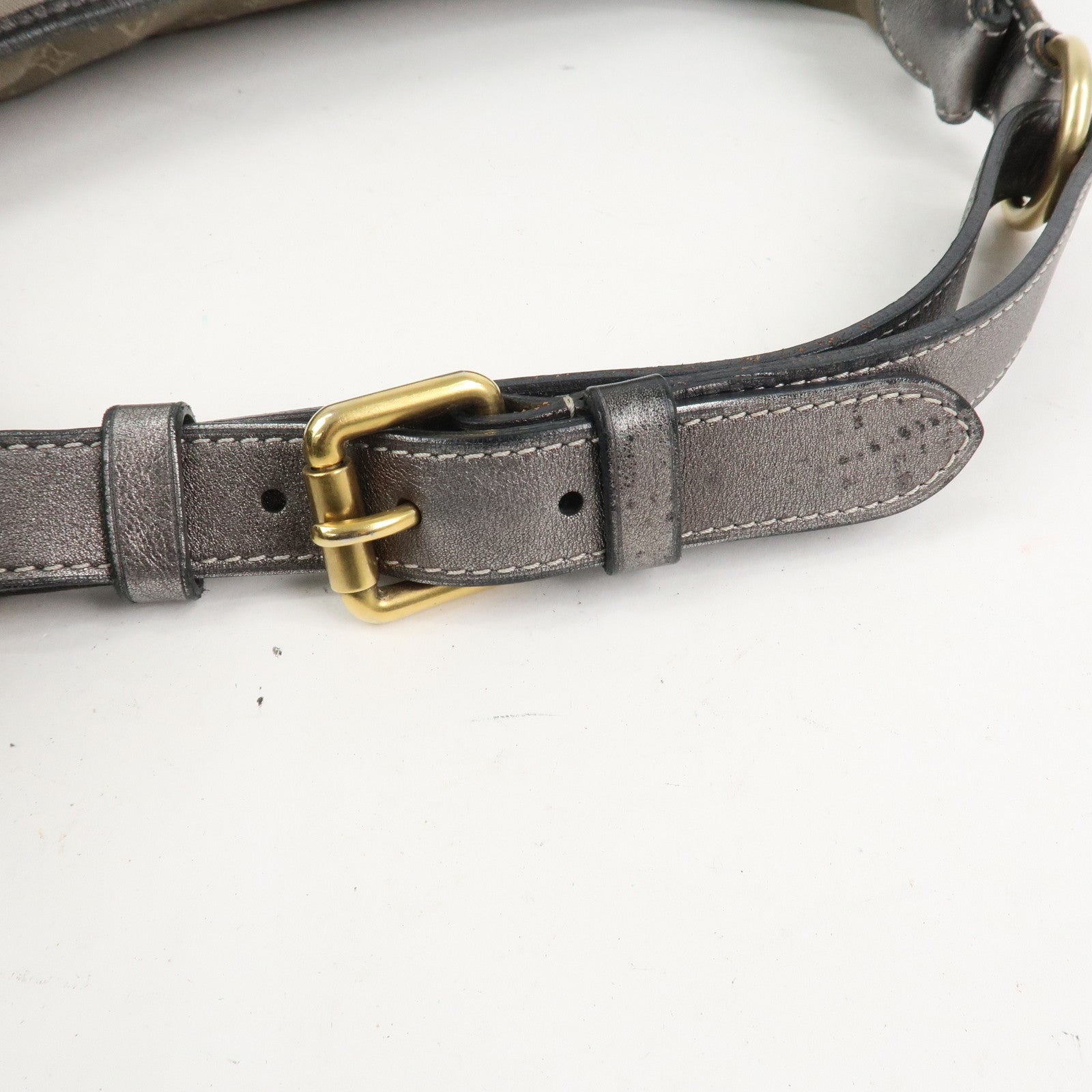 Louis Vuitton Monogram Mini Lin Manon MM ShoulderBag Platine M95618