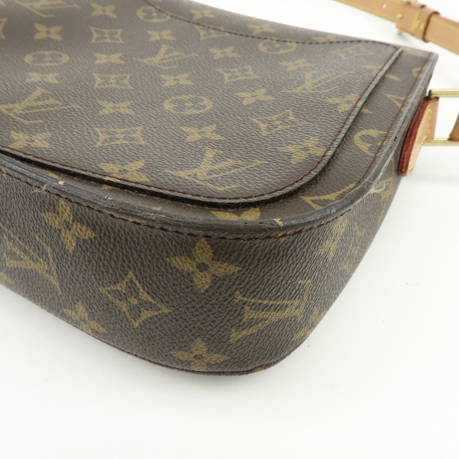 Louis Vuitton Monogram Saint Cloud GM Shoulder Bag Brown M51242