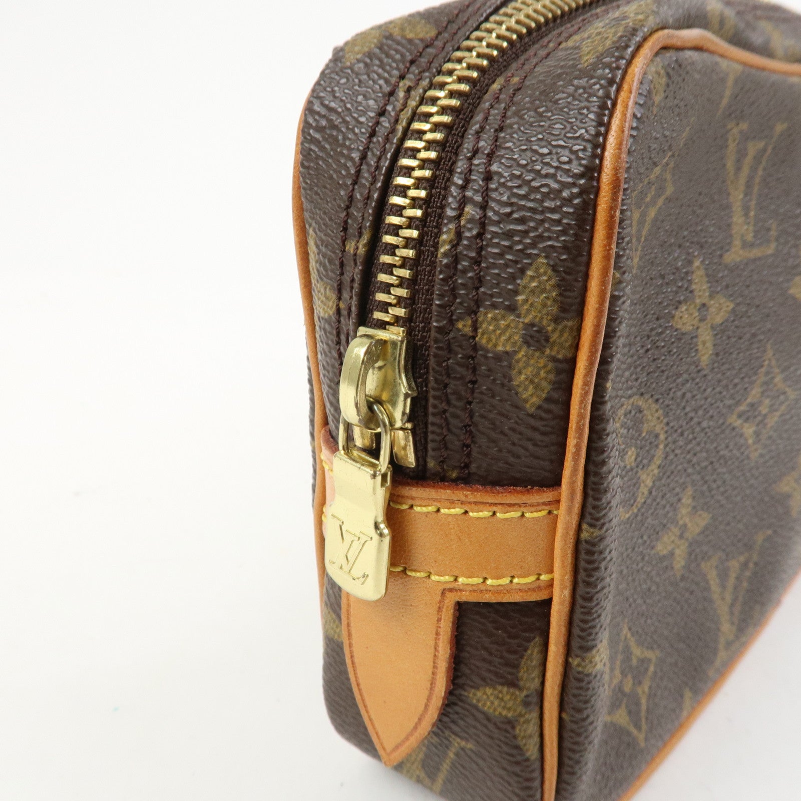 Louis Vuitton Monogram Pochette Marly Bandouliere Bag Brown M51828