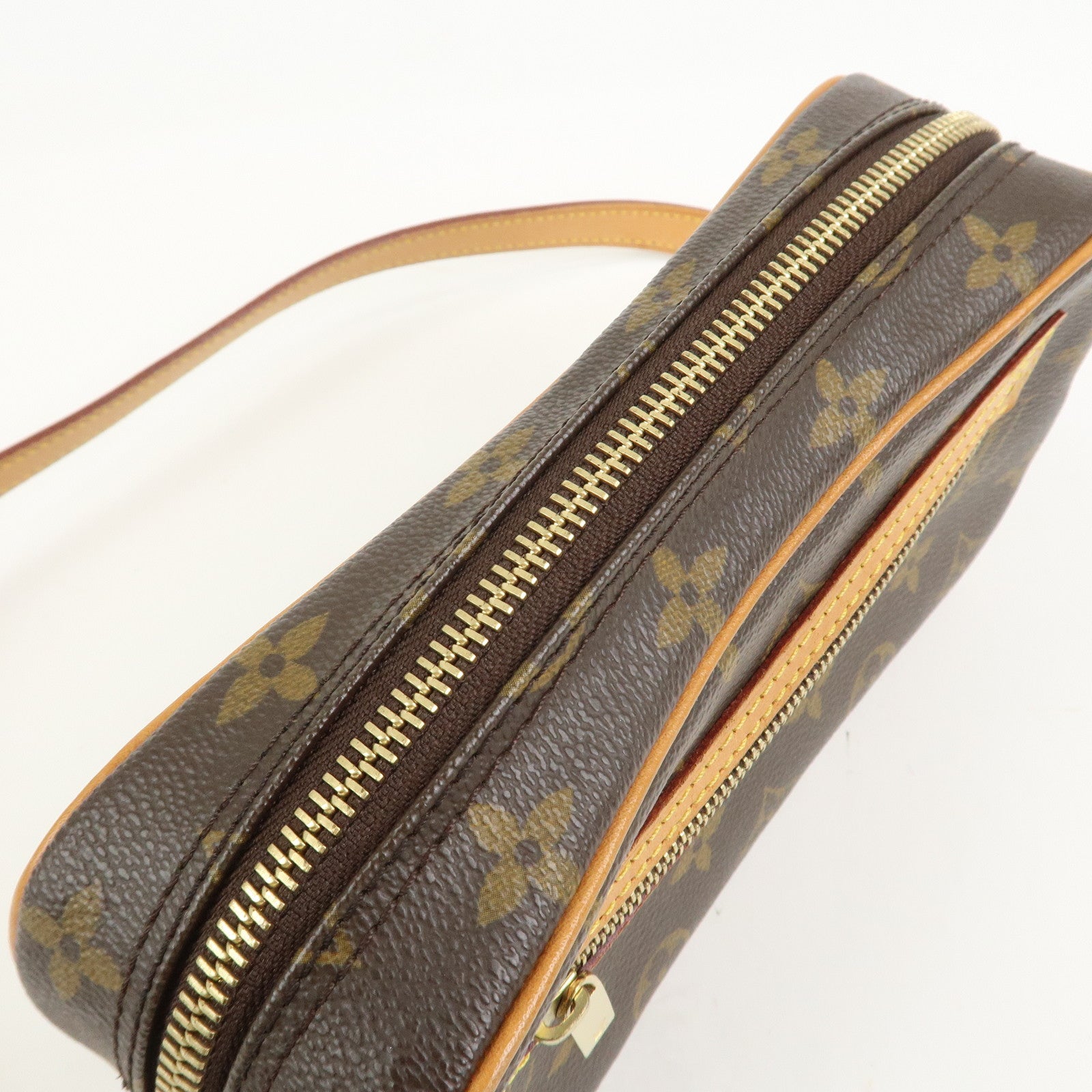 Louis Vuitton Monogram Pochette Cite Shoulder Bag Brown M51183