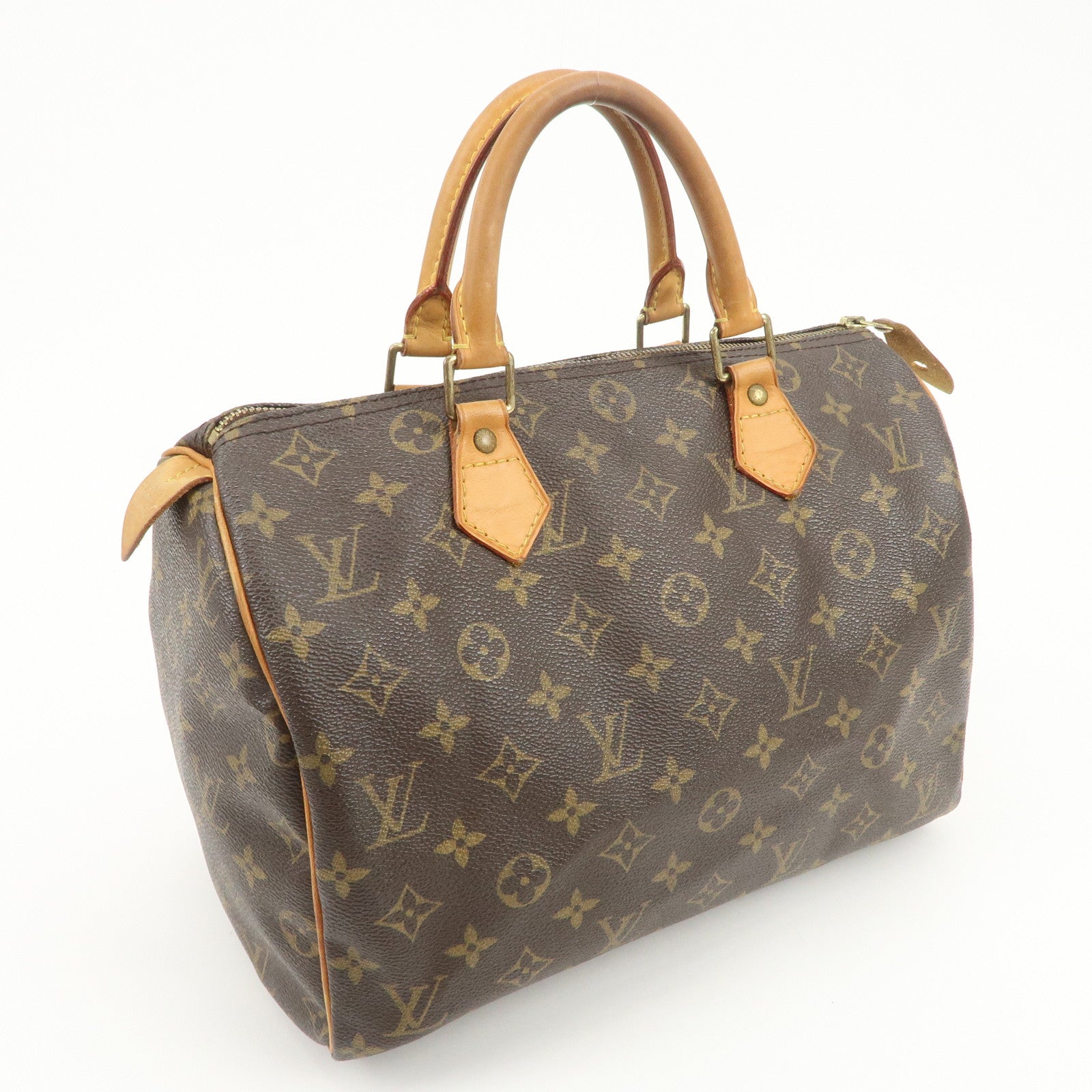 Louis Vuitton Monogram Speedy 30 Boston Bag Hand Bag Brown M41526