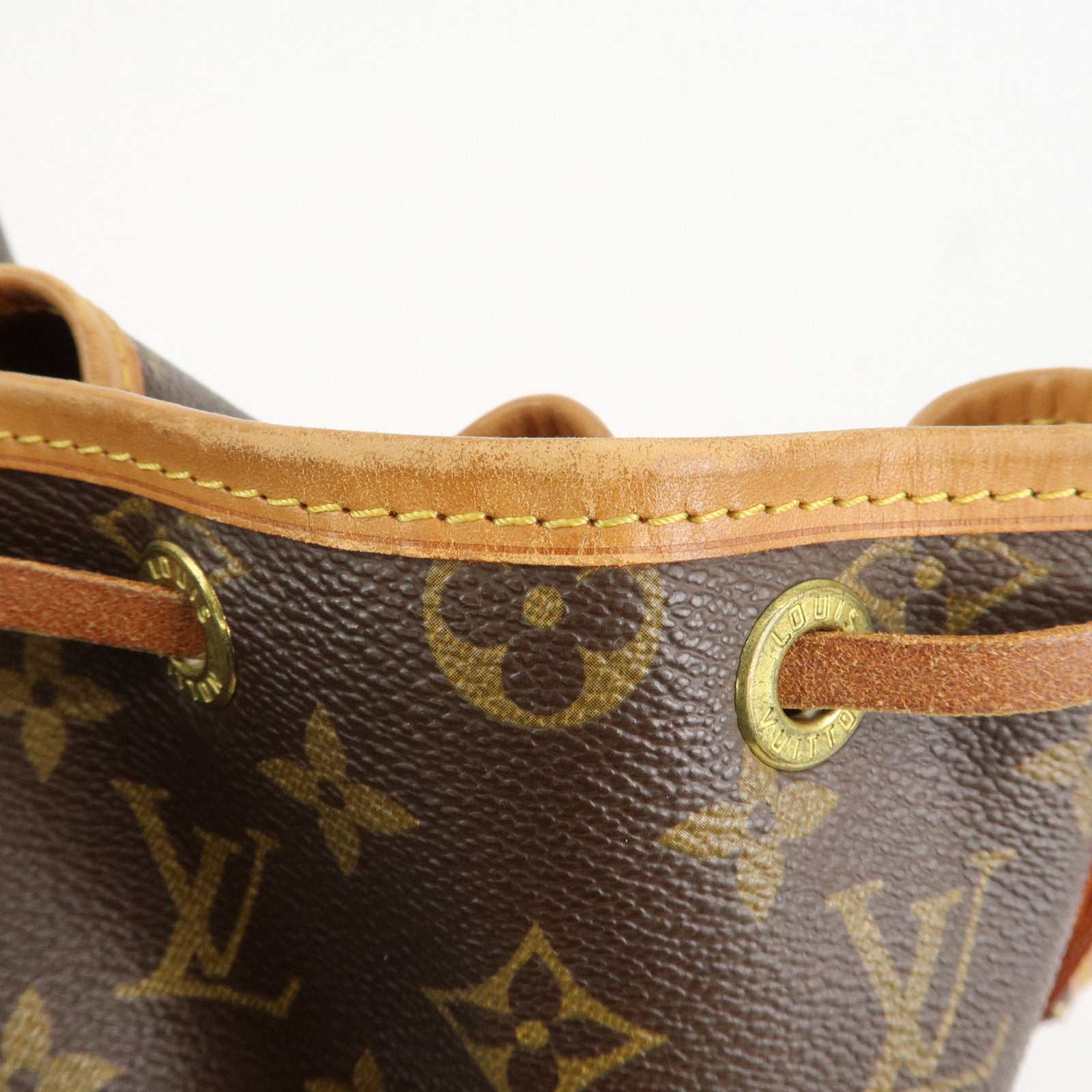 Louis Vuitton Monogram Noe Shoulder Bag Hand Bag Brown M42224 Used