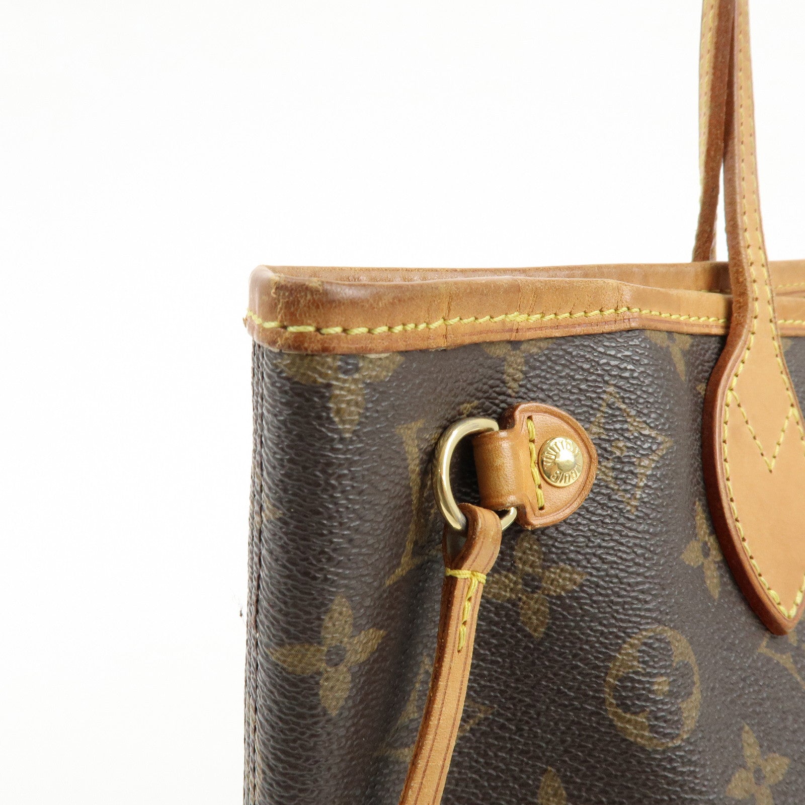 Louis Vuitton Monogram Neverfull PM Tote Bag Hand Bag Brown M40155