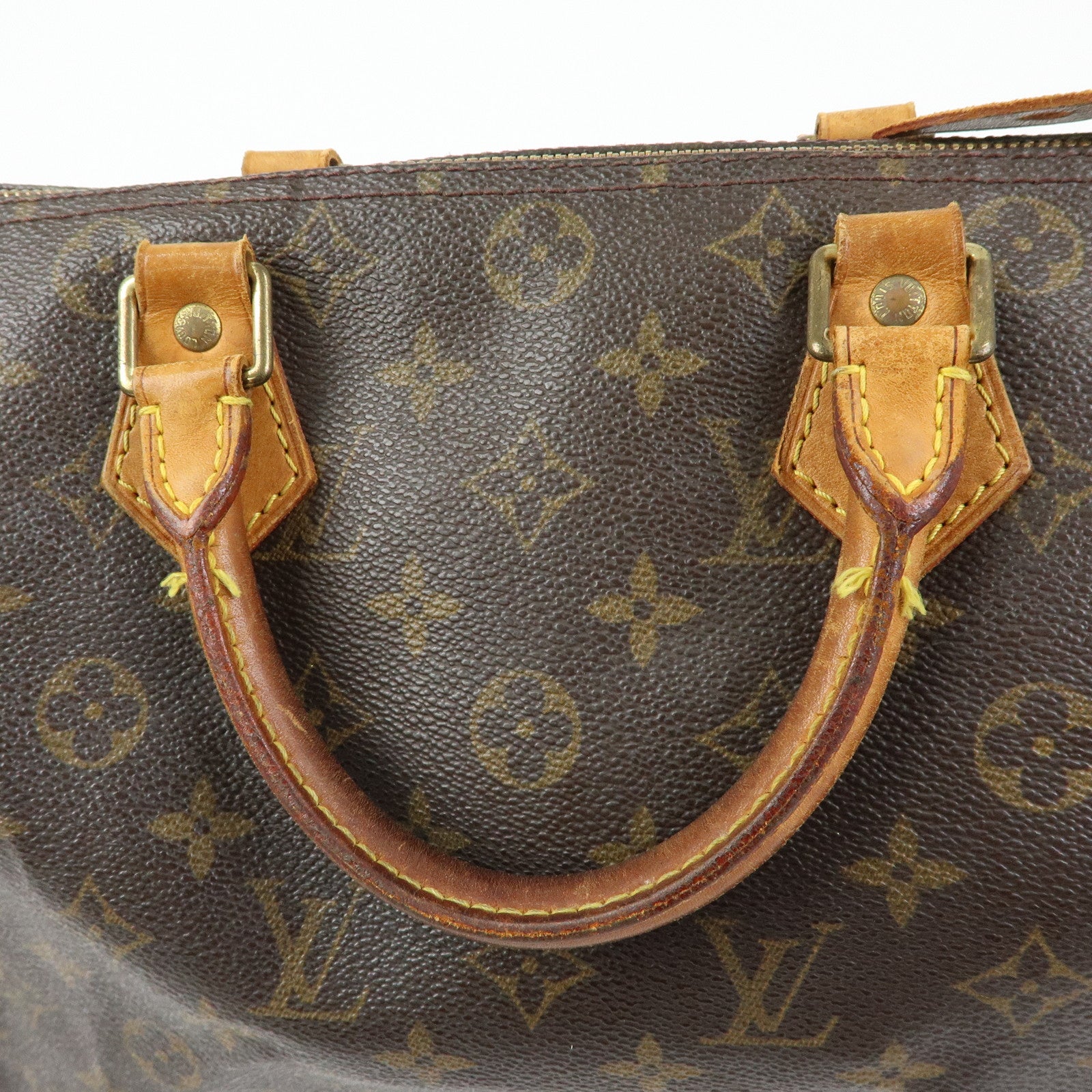 Louis Vuitton Monogram Speedy 30 Boston Bag Hand Bag Brown M41526
