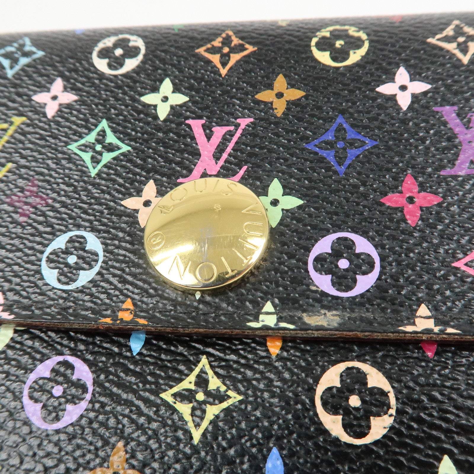 Louis Vuitton Monogram Multicolor Portefeuille Sarah Wallet M93747