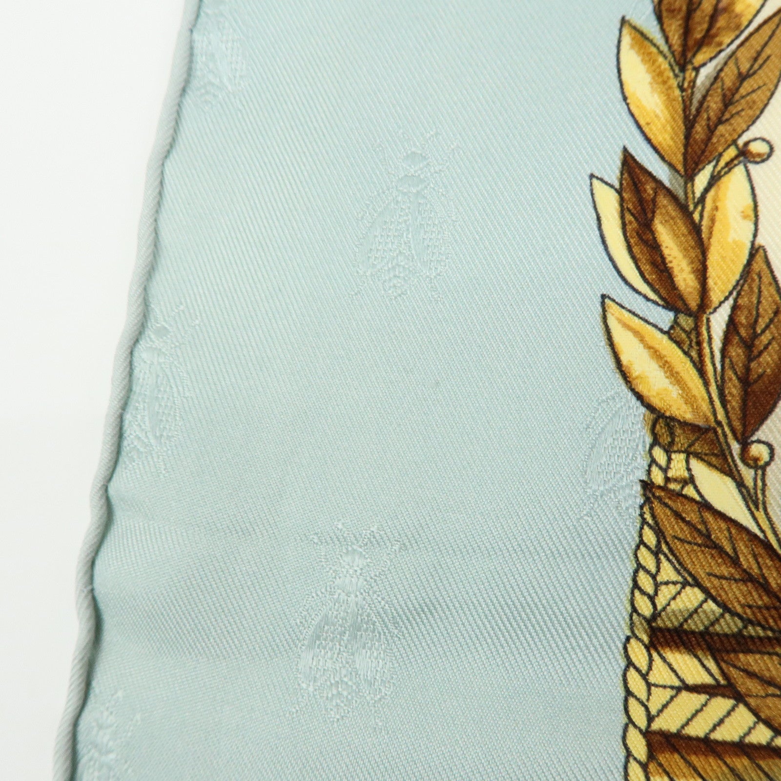 HERMES Carre 90 Silk 100% Scarf NAPOLEON Gold Yellow