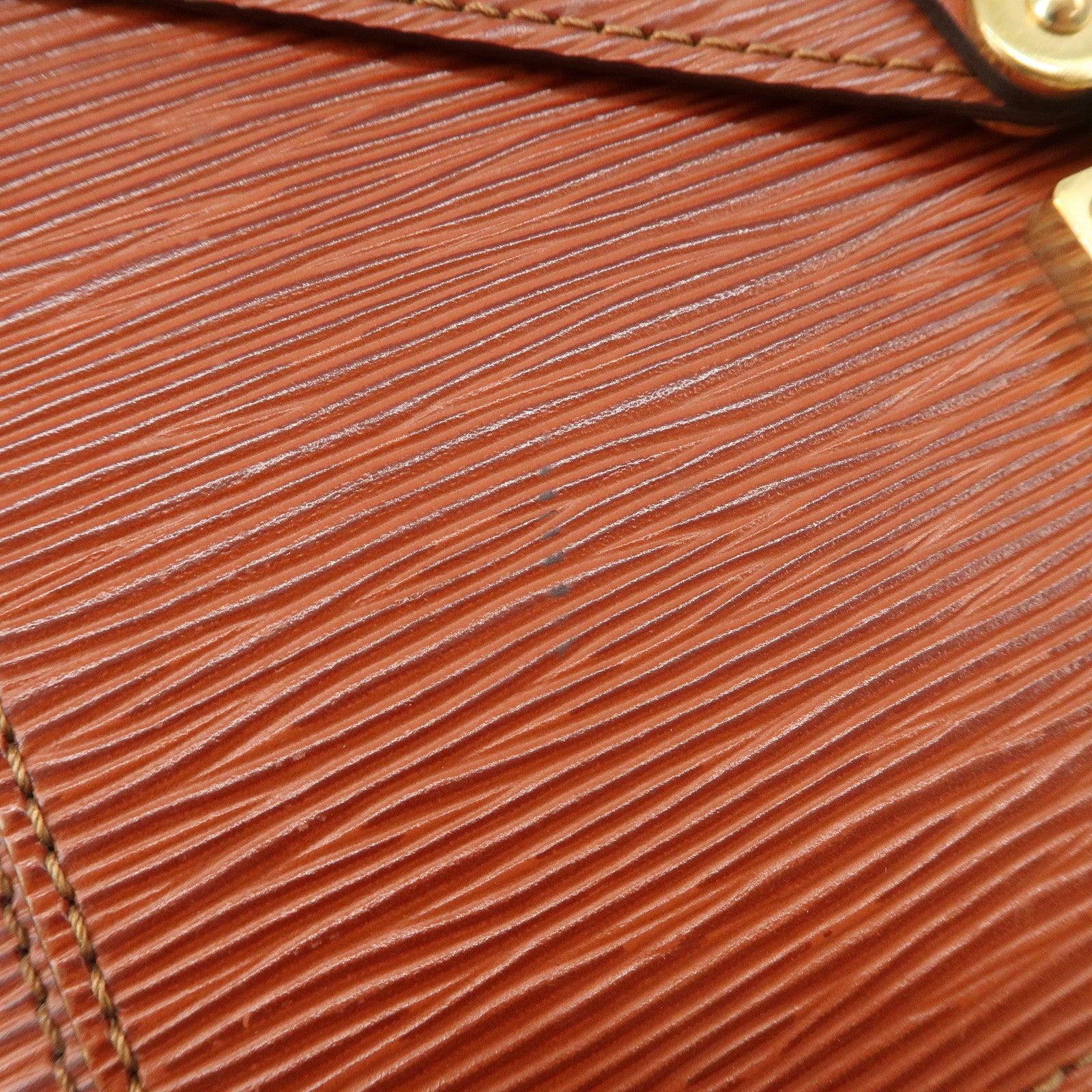 Louis Vuitton Epi Sellier Dragonne Clutch Bag Kenya Brown M52618