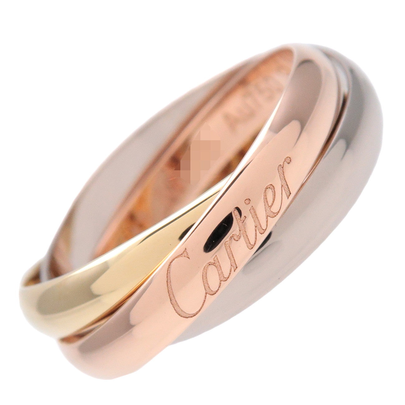 Cartier Cartier Trinity Ring SM K18 750YG/WG/PG #47 US4.5 EU47 HK9