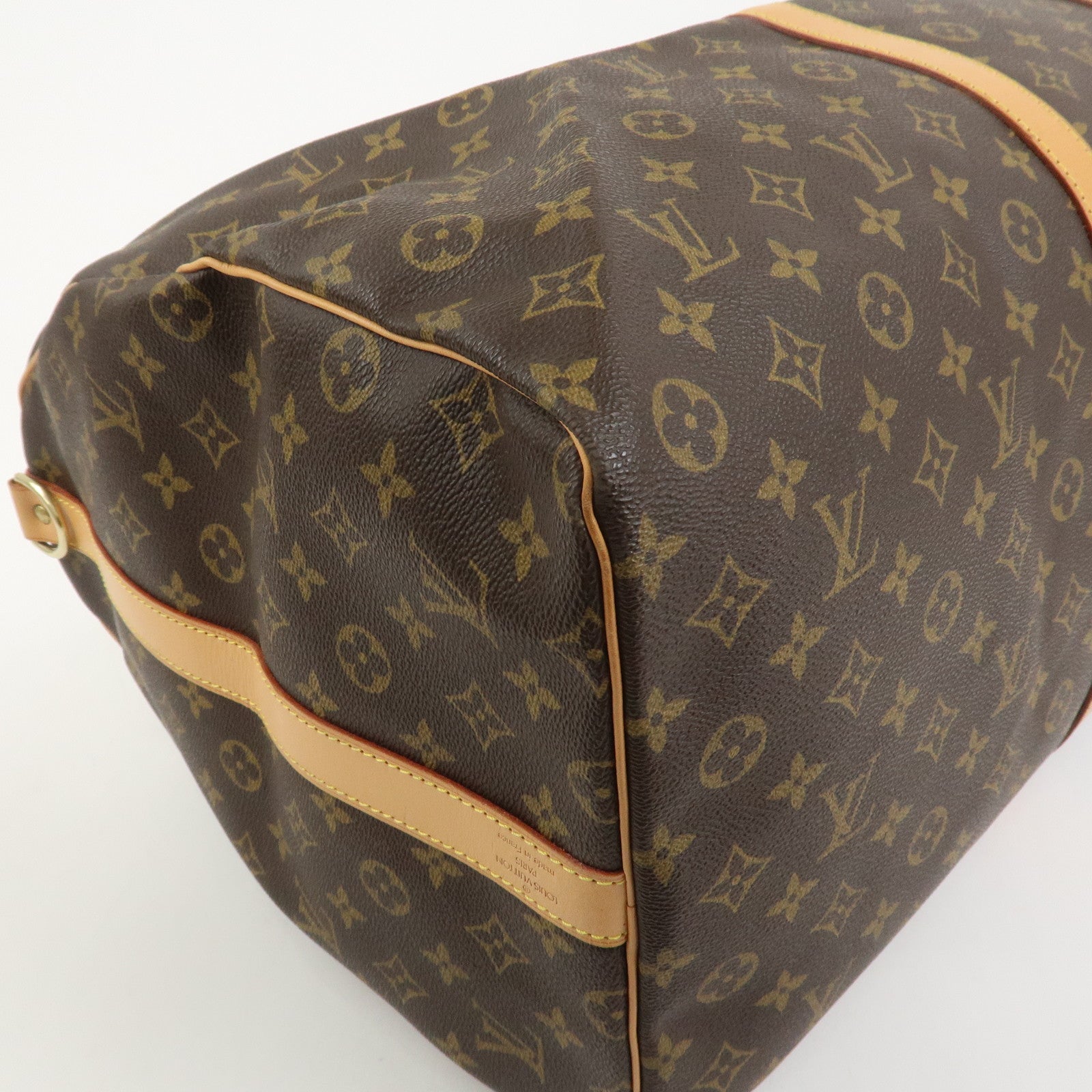 Louis Vuitton Monogram Keep All Bandouliere 60 Boston Bag M41412