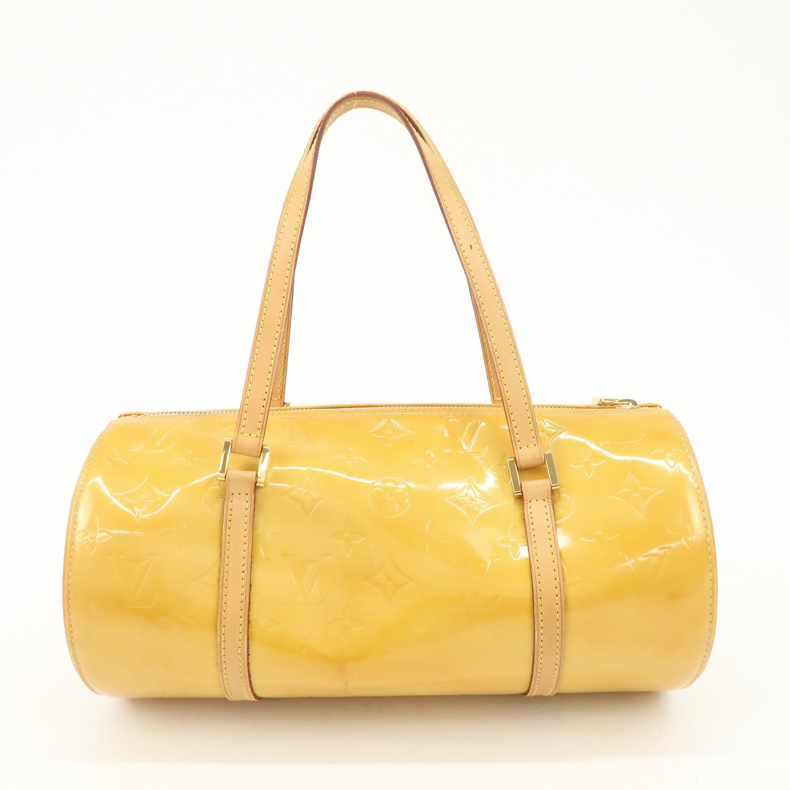 Louis Vuitton Monogram Vernis Leather Bedford Hand Bag Beige M91329