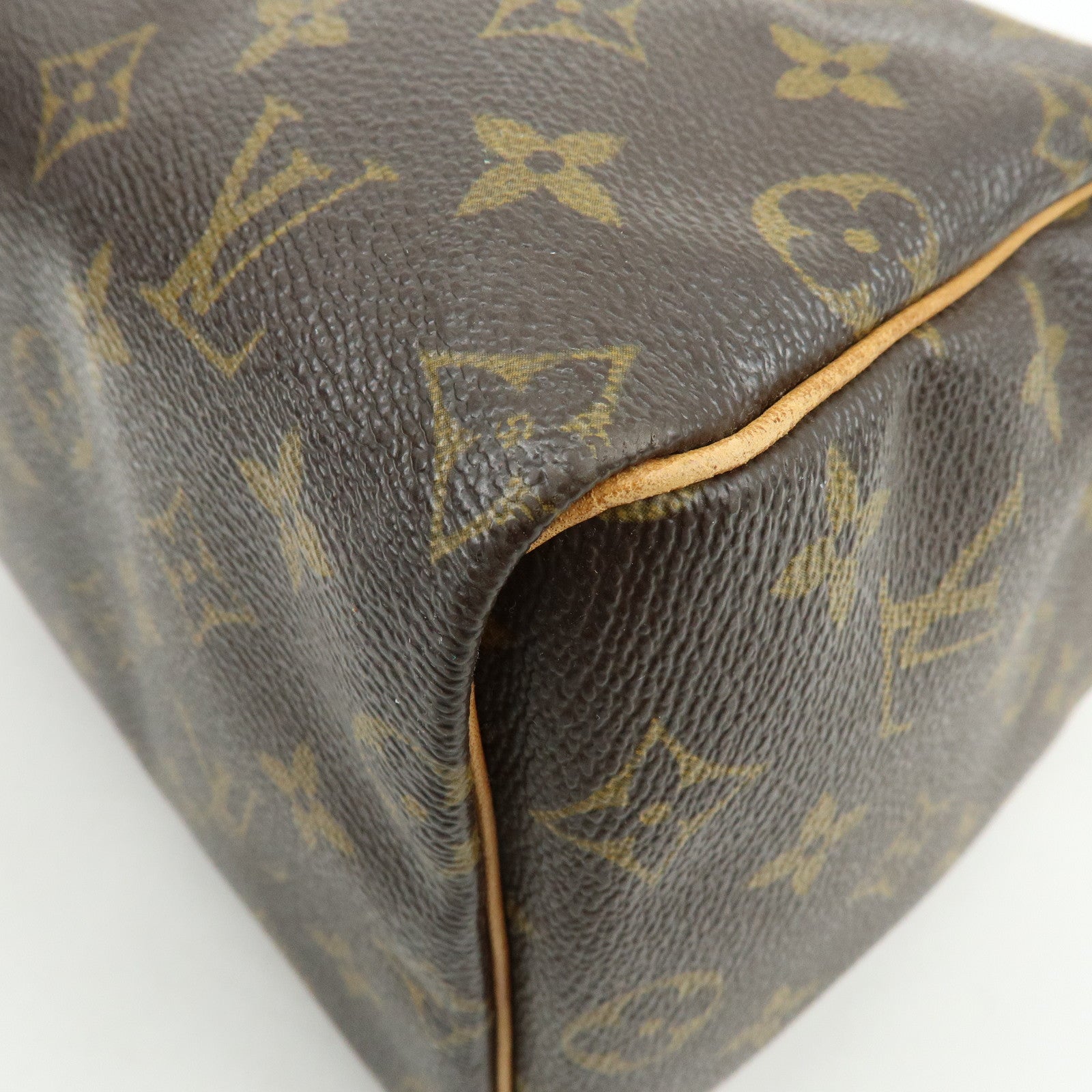 Louis Vuitton Monogram Speedy 25 Boston Bag Hand Bag Brown M41528