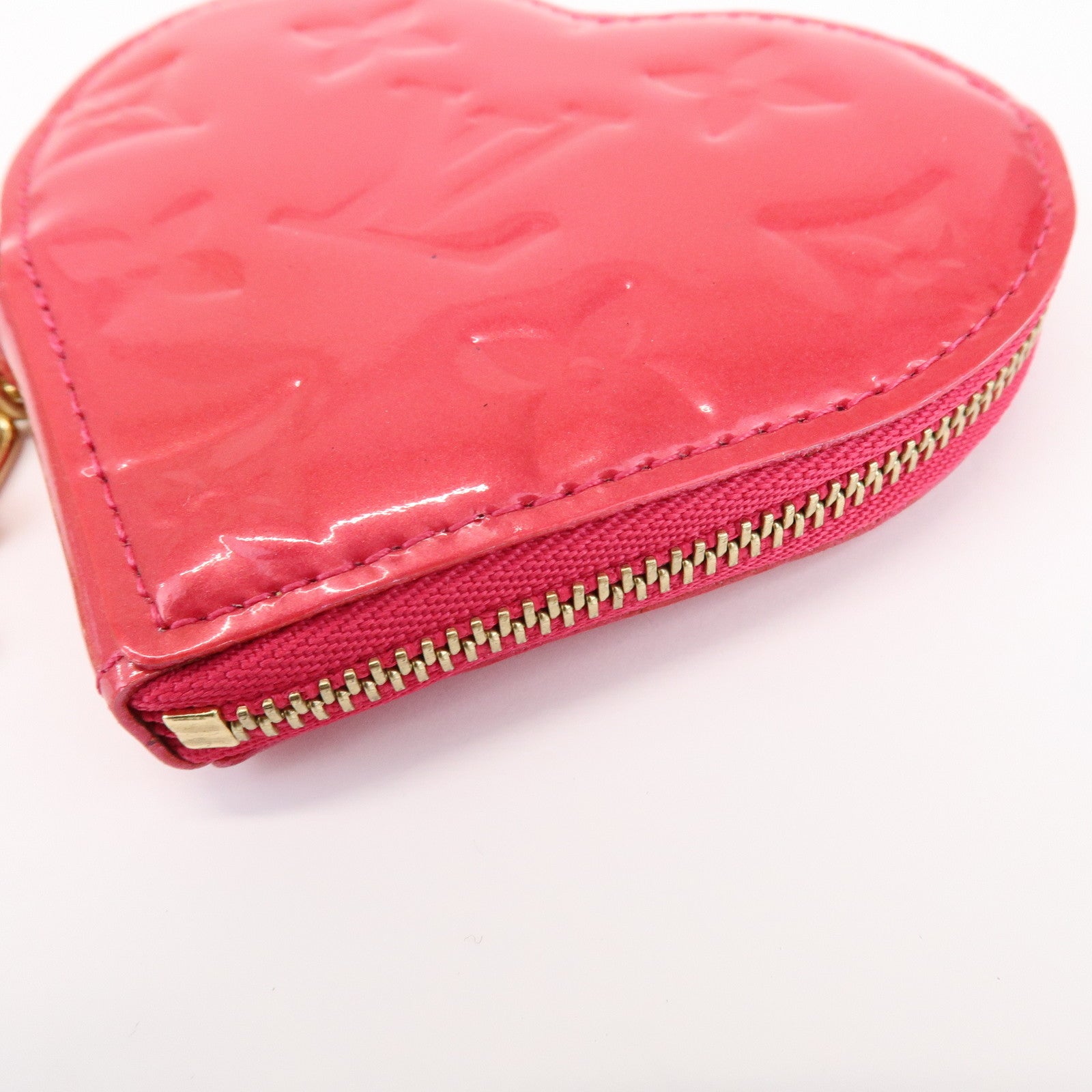 Louis Vuitton Monogram Vernis Porte Monnaie Coeur Coin Case M93657