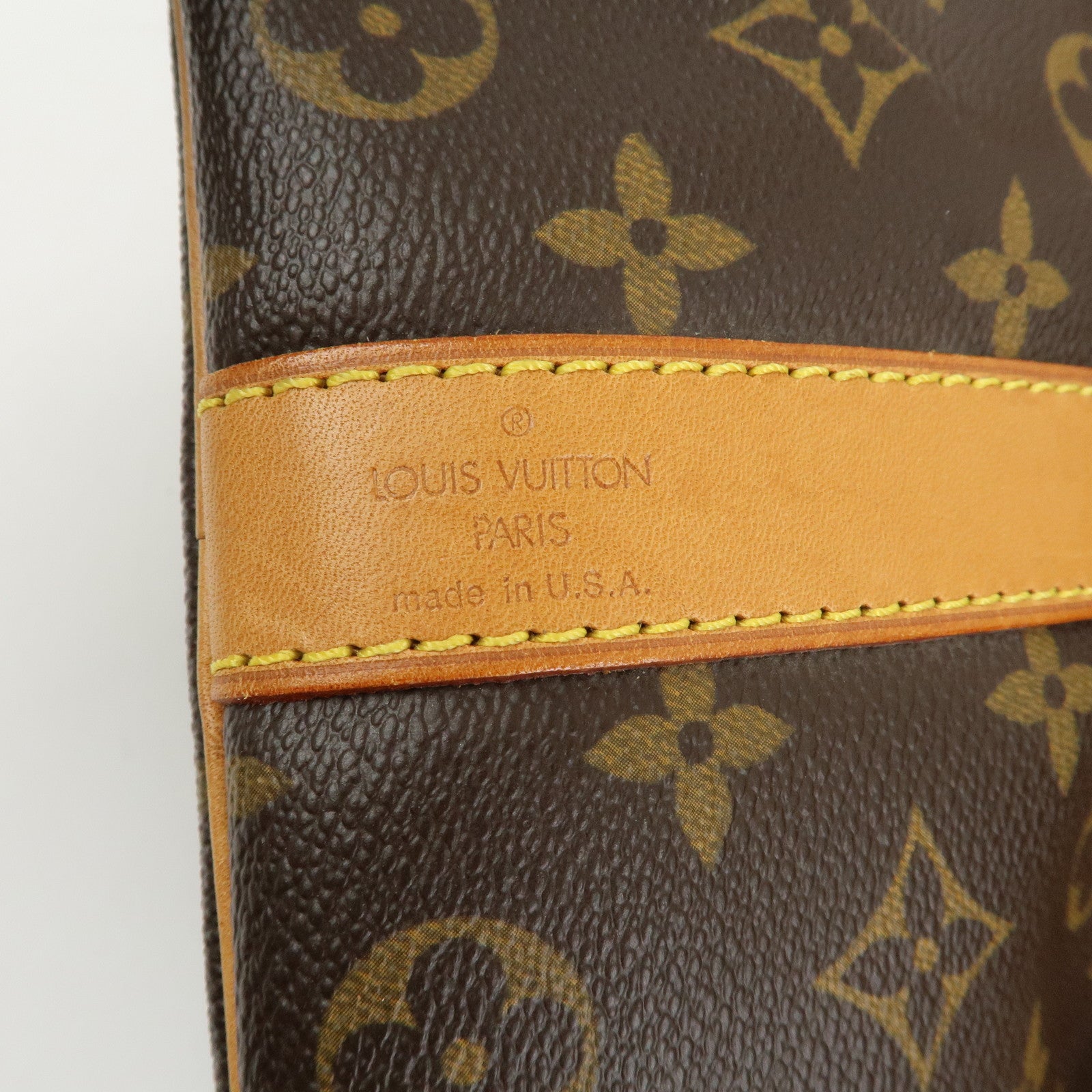 Louis Vuitton Monogram Keep All 50 Bandouliere Boston Bag M41416